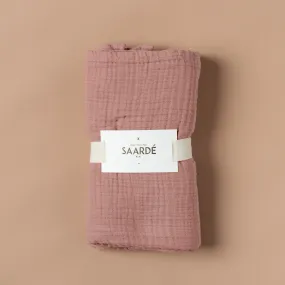 Enes Crinkle Baby Blanket | Blush