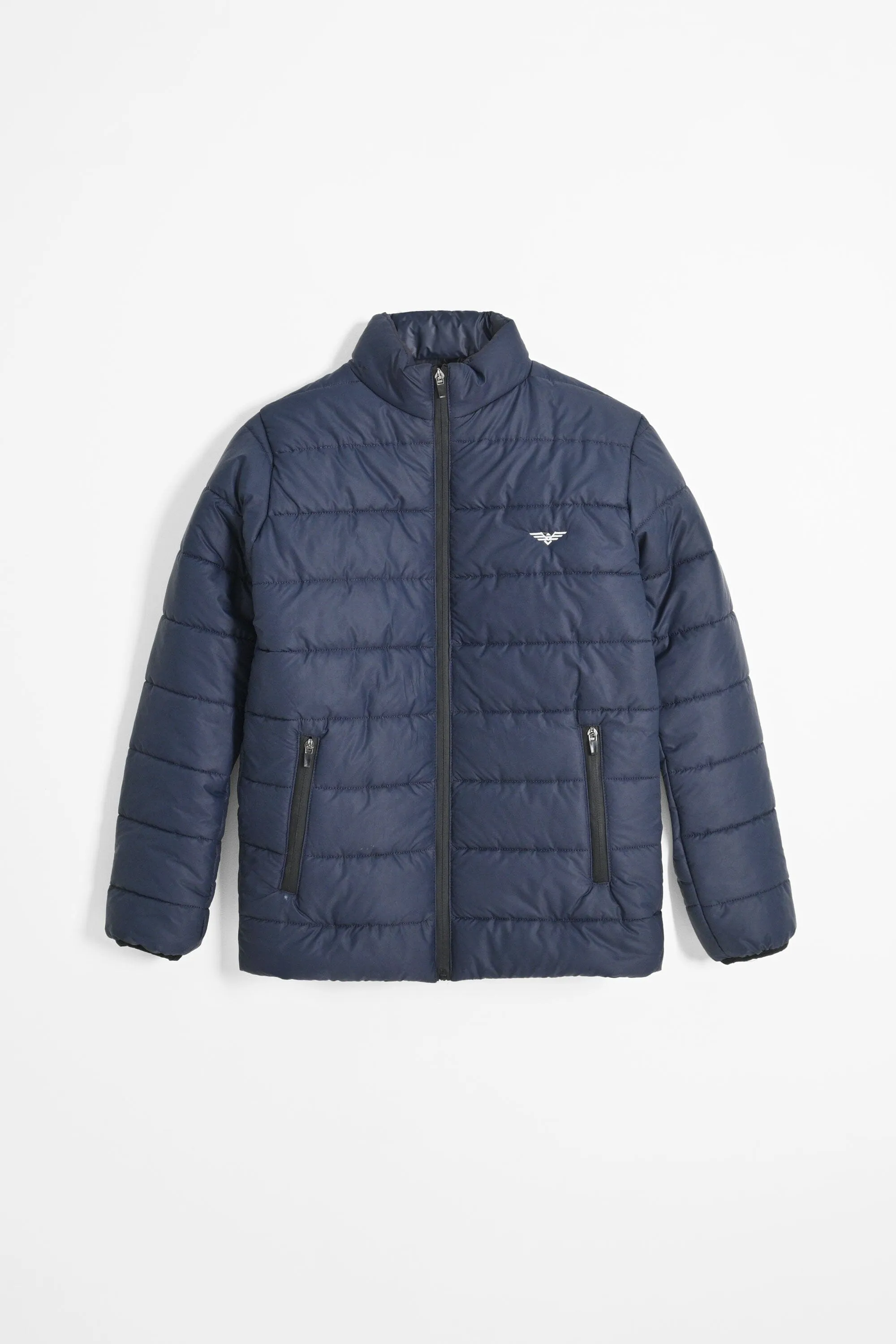 Eternity Men's Logo Embroidered Slim Fit Puffer Jacket