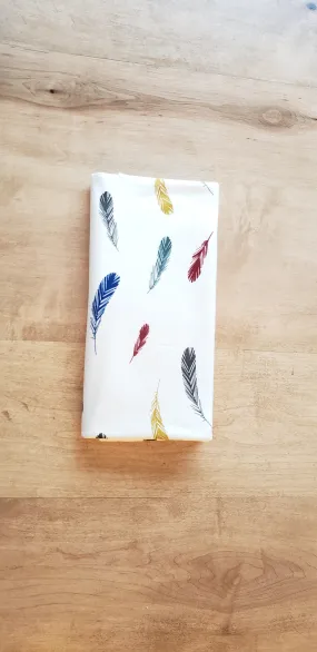 FALLING FEATHERS Organic Cotton Swaddling Blanket