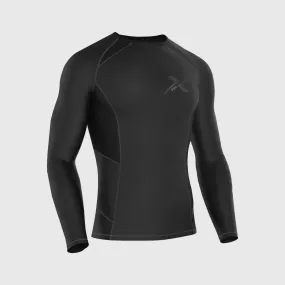 Fdx Recoil Grey Men's Base Layer All Season Compression Top