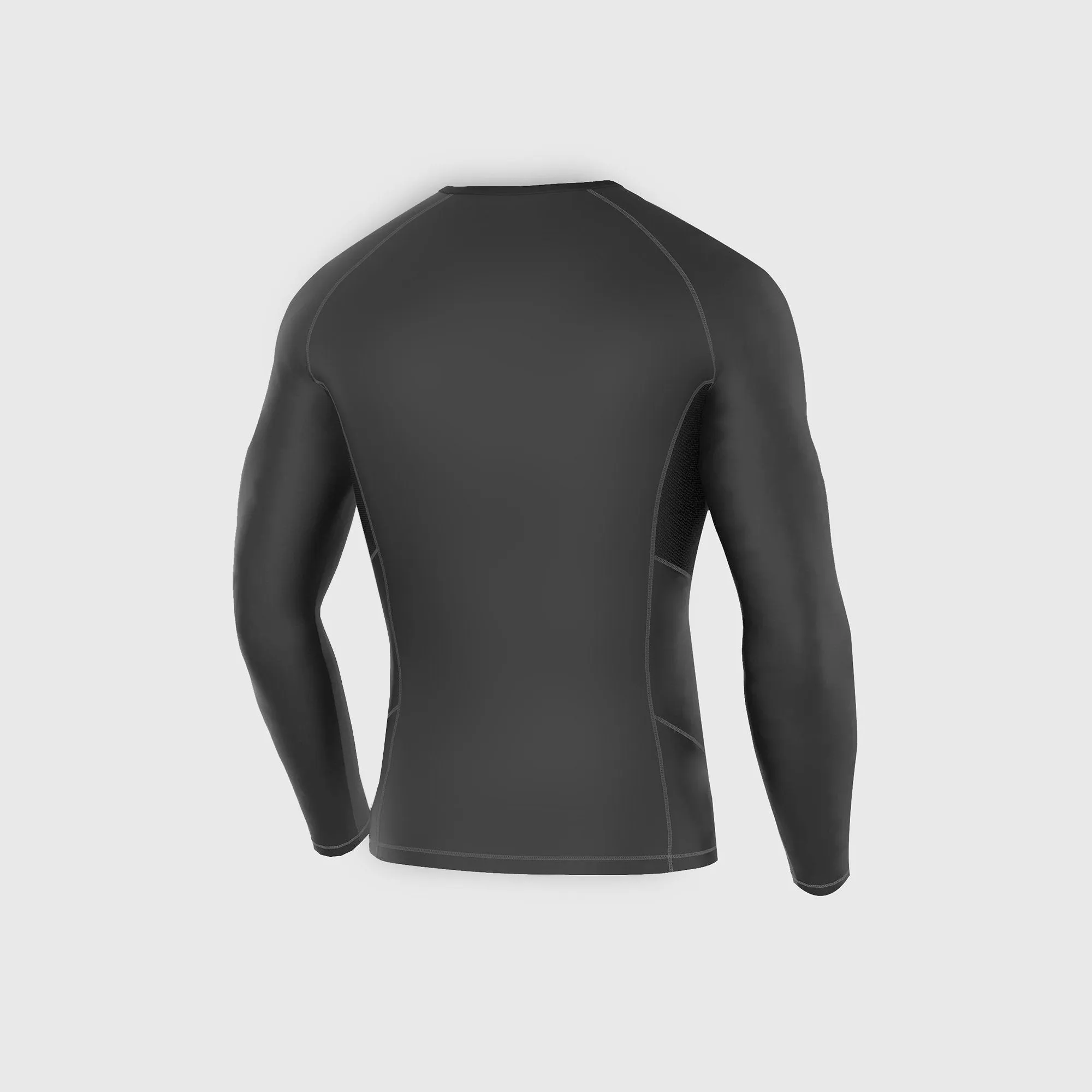 Fdx Recoil Grey Men's Base Layer All Season Compression Top
