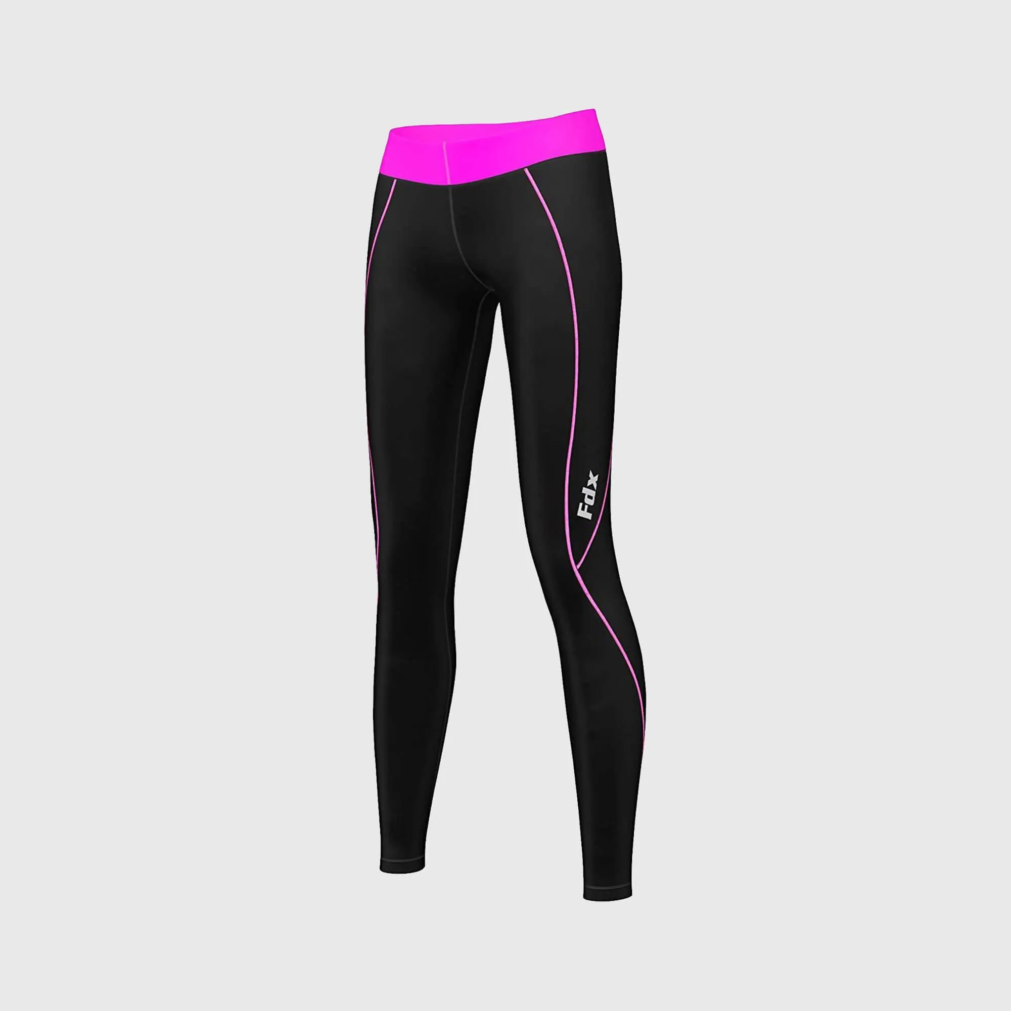 Fdx Women's Set Monarch Pink Compression Top & Leggings