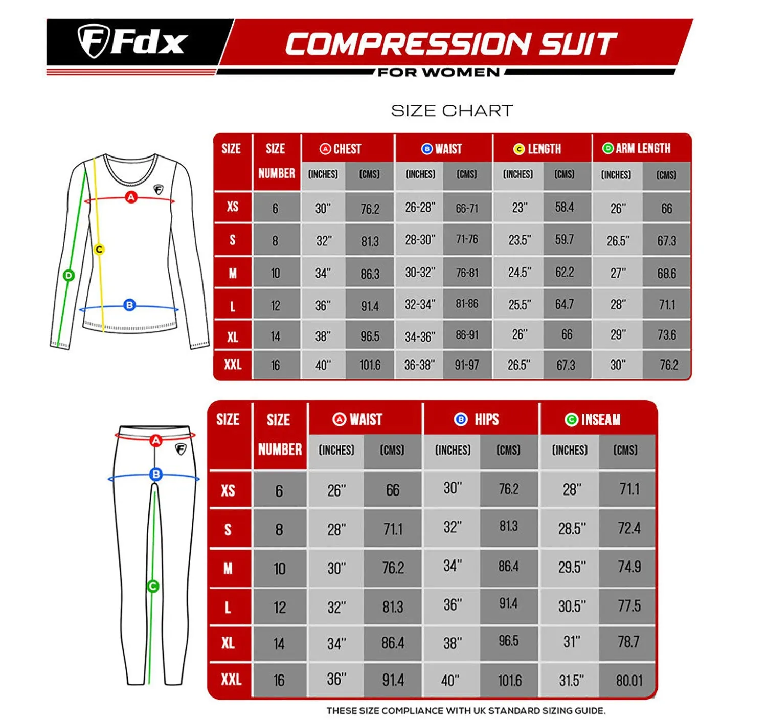 Fdx Women's Set Monarch Pink Compression Top & Leggings