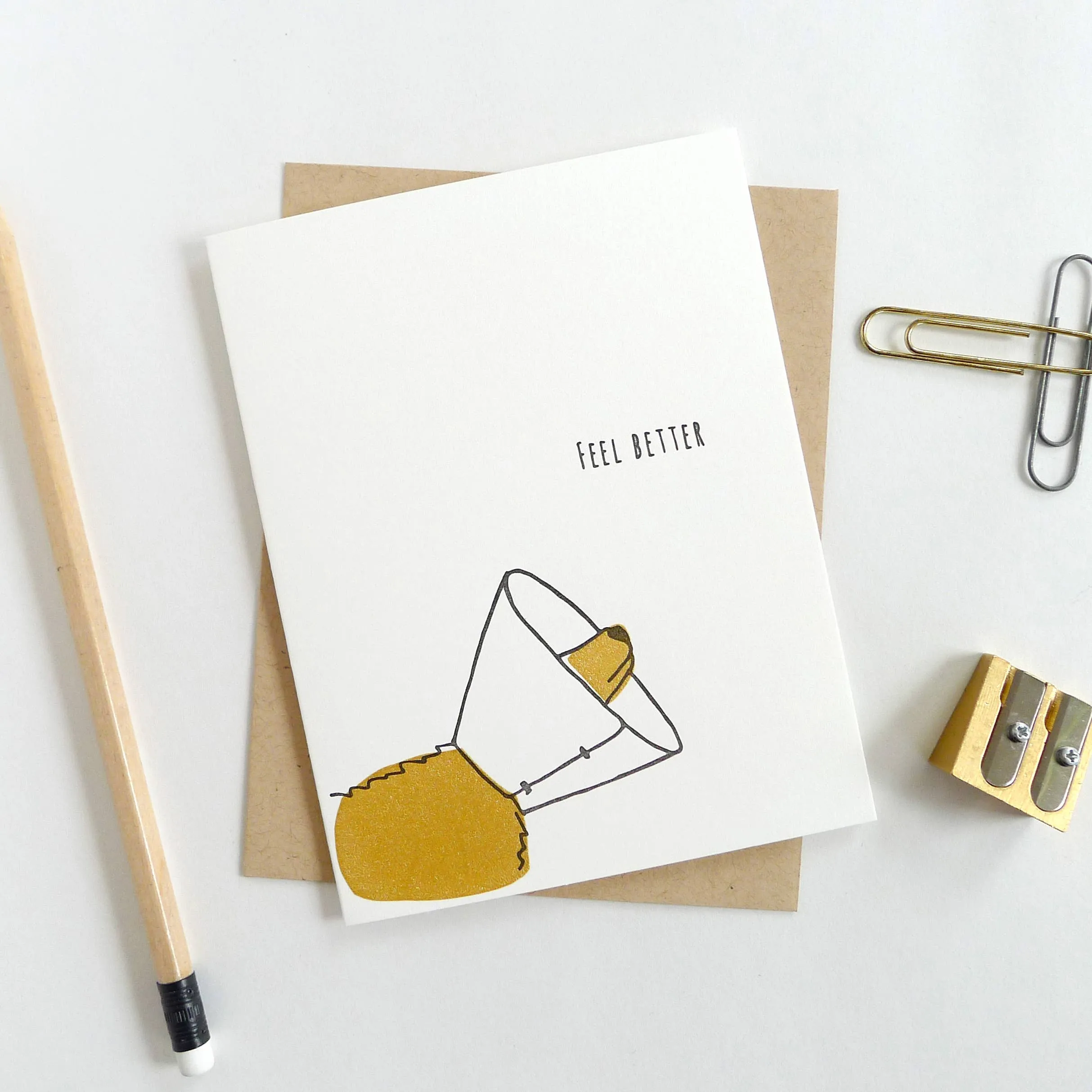 Feel Better Cone Card