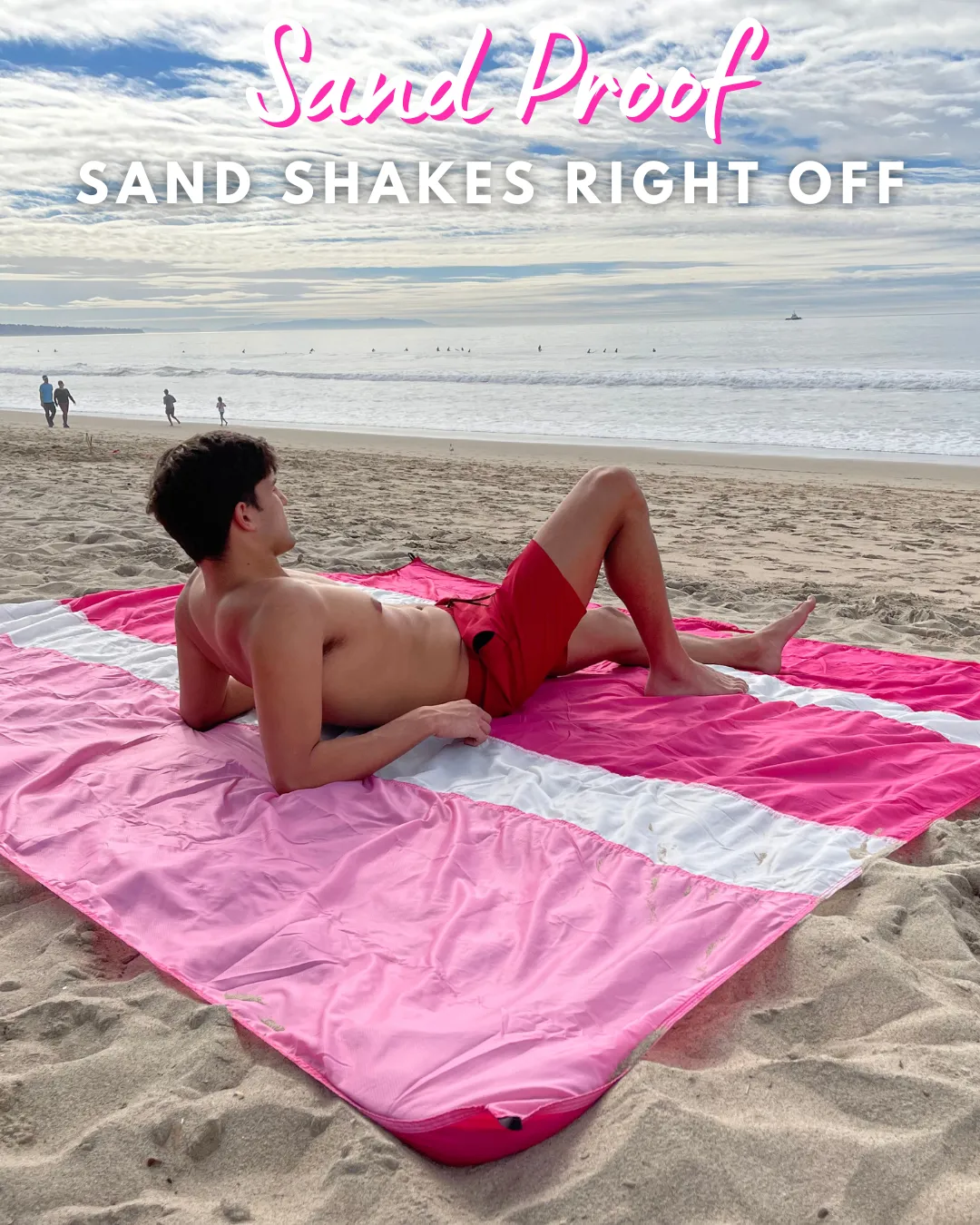 Fuchsia Beach Blanket