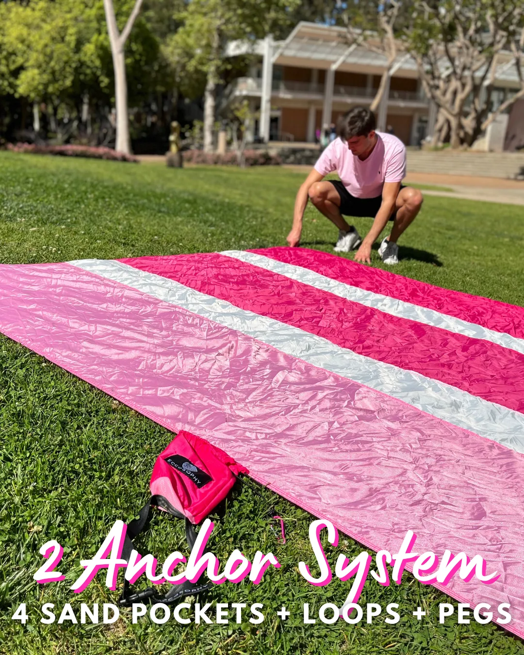Fuchsia Beach Blanket