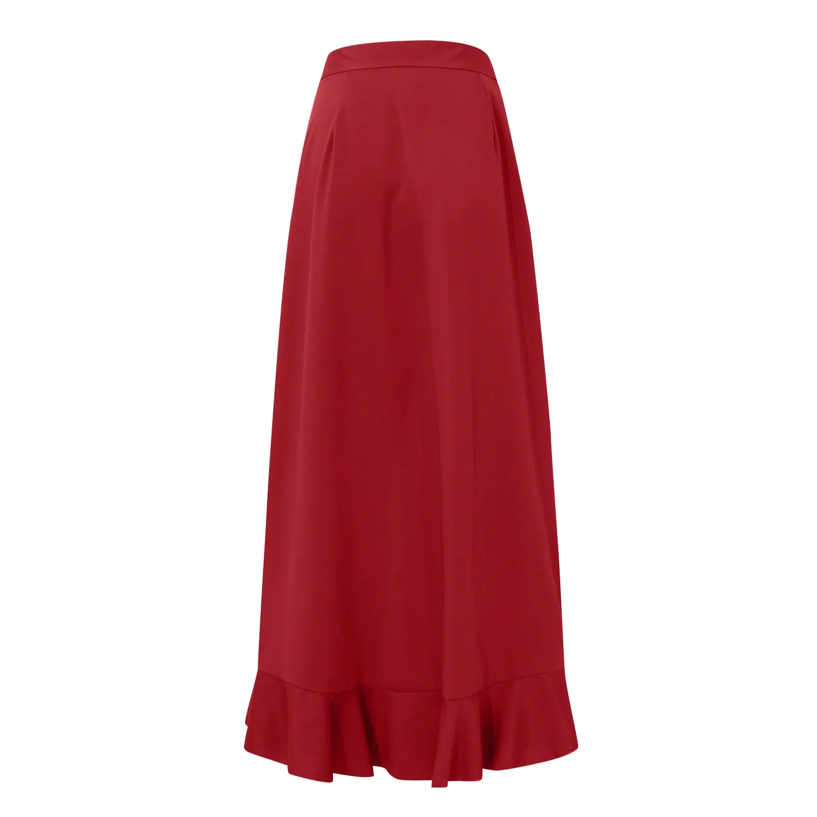 Funki Buys | Skirts | Women's Elegant Long Ruffled Skirt Pants