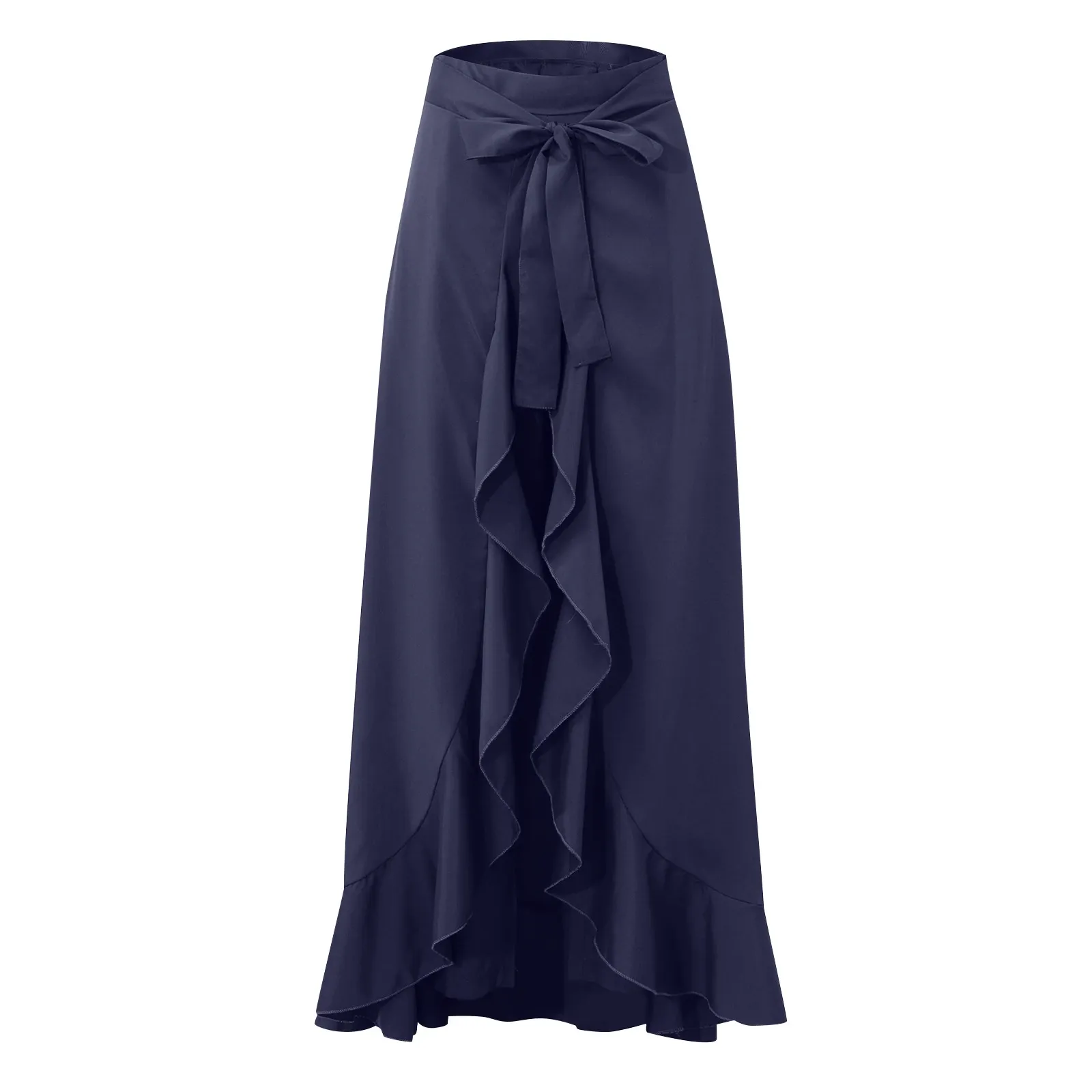 Funki Buys | Skirts | Women's Elegant Long Ruffled Skirt Pants