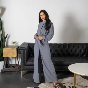 Grey Skirt Jumpsuit