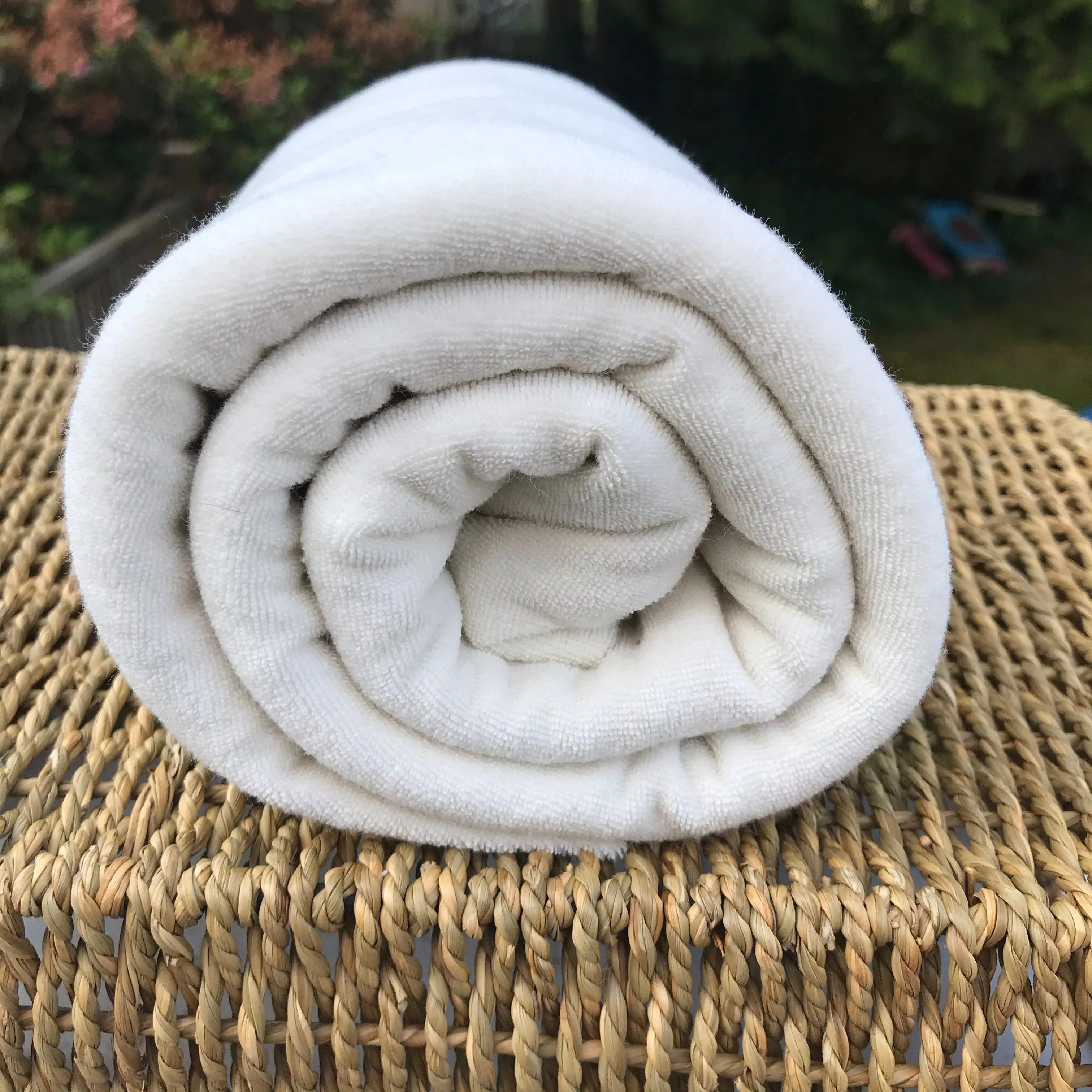 Hemp Loop Terry Fabric - Natural Sold by the Yard or Wholesale