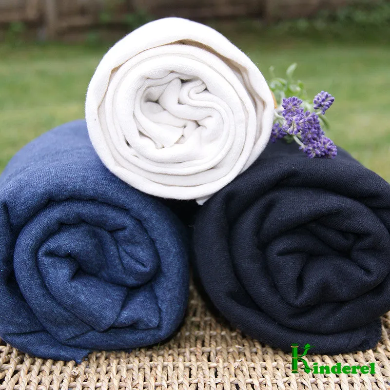 Hemp Organic Cotton Fleece Fabric - Ocean