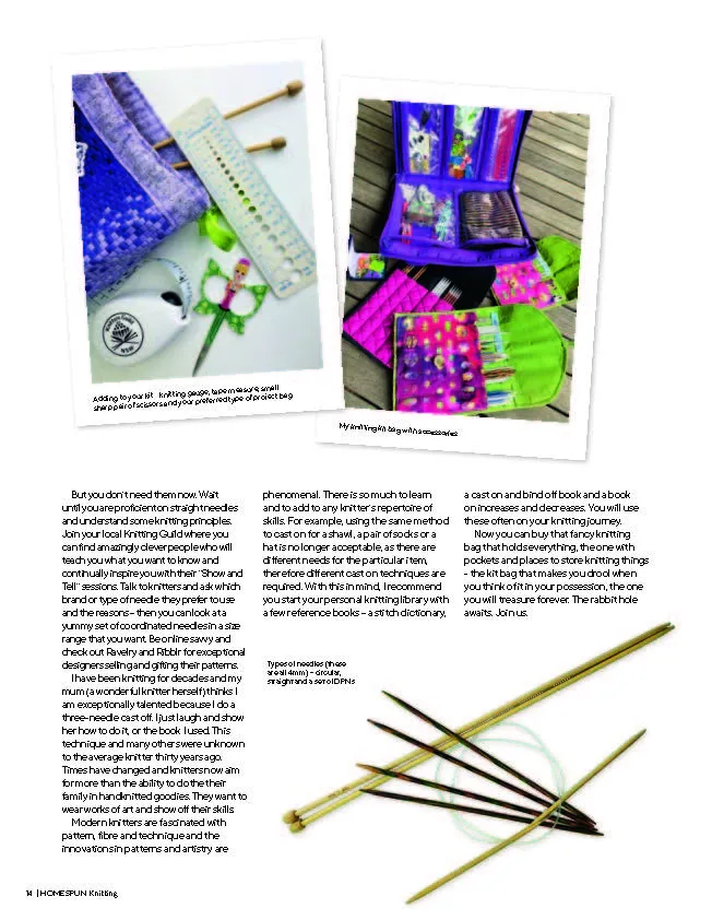 Homespun Knitting Magazine Issue #1