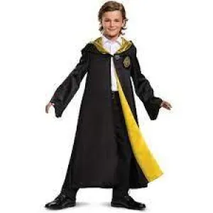 Hooded Wizard Robe Yellow