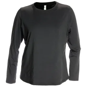 Ideology Black Long Sleeve Base Layer Knit Top