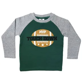 🎁Kids Long Sleeve Thermal Shirt - Football MVP Touch Down