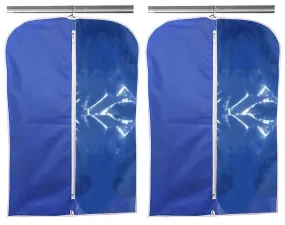 Kuber Industries Non Woven 2 Pieces Men?s Coat Blazer Cover (Blue) - CTKTC025456