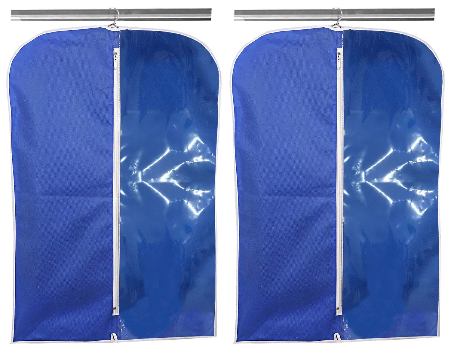 Kuber Industries Non Woven 2 Pieces Men?s Coat Blazer Cover (Blue) - CTKTC025456