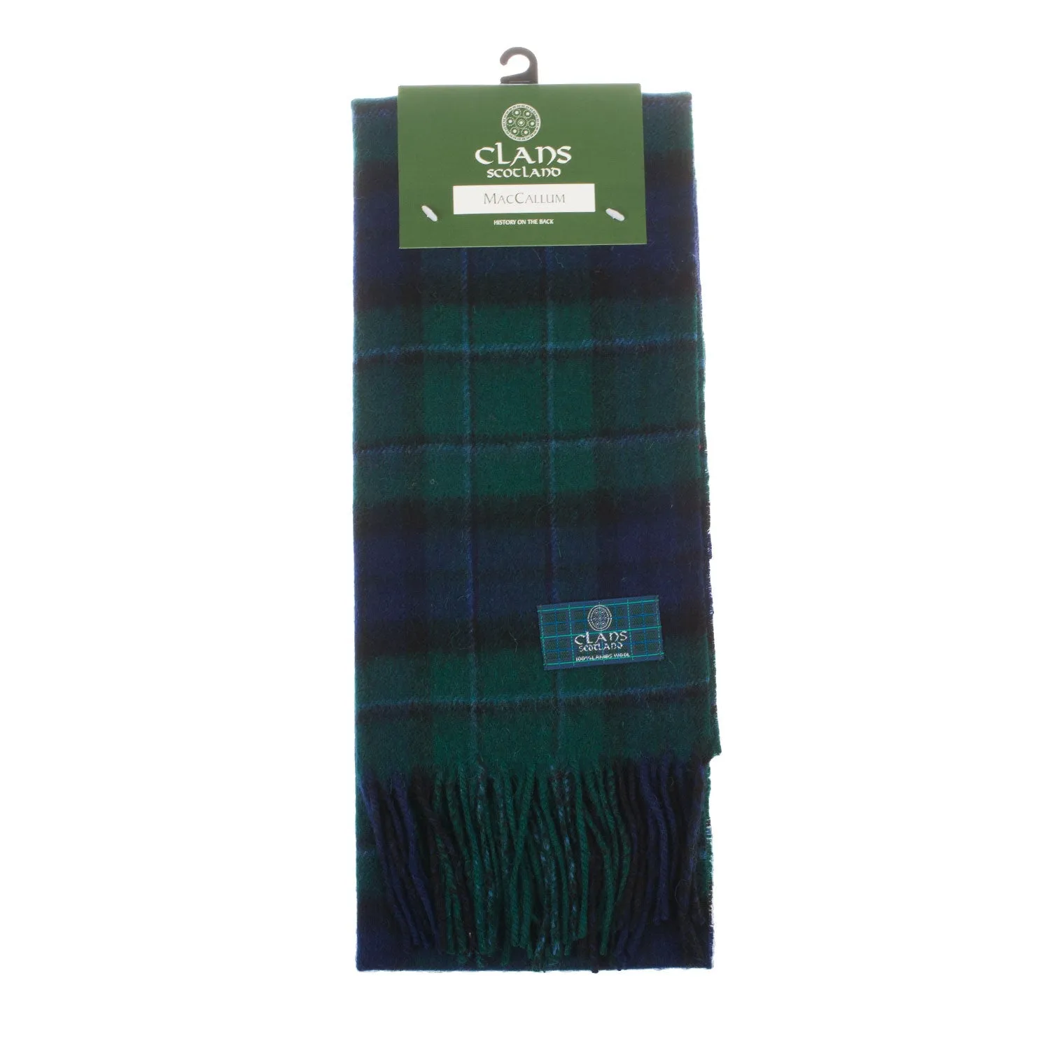 Lambswool Scottish Tartan Clan Scarf  Maccallum