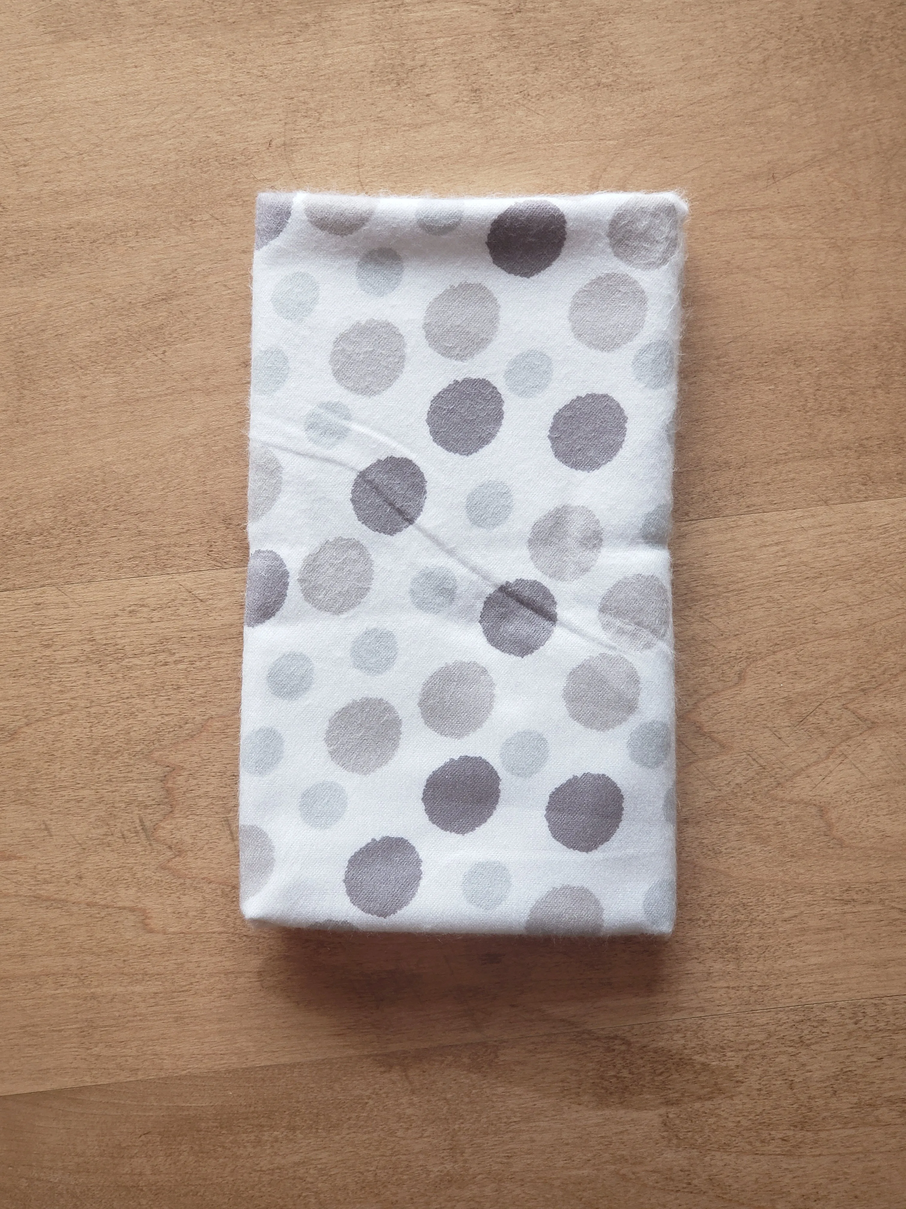 Large Polka Dot Organic Cotton Swaddling Blanket