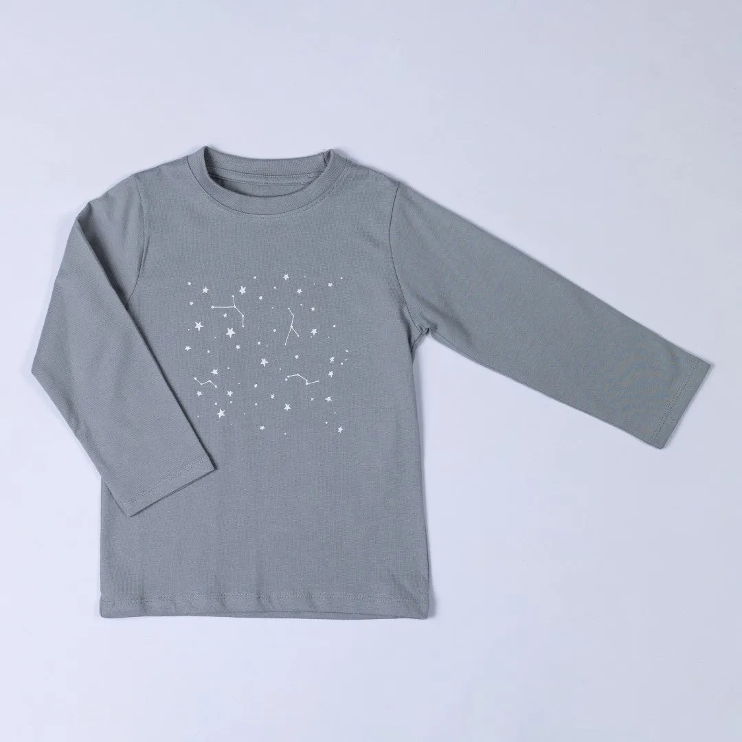 Long Sleeve T-Shirt | Grey Constellation