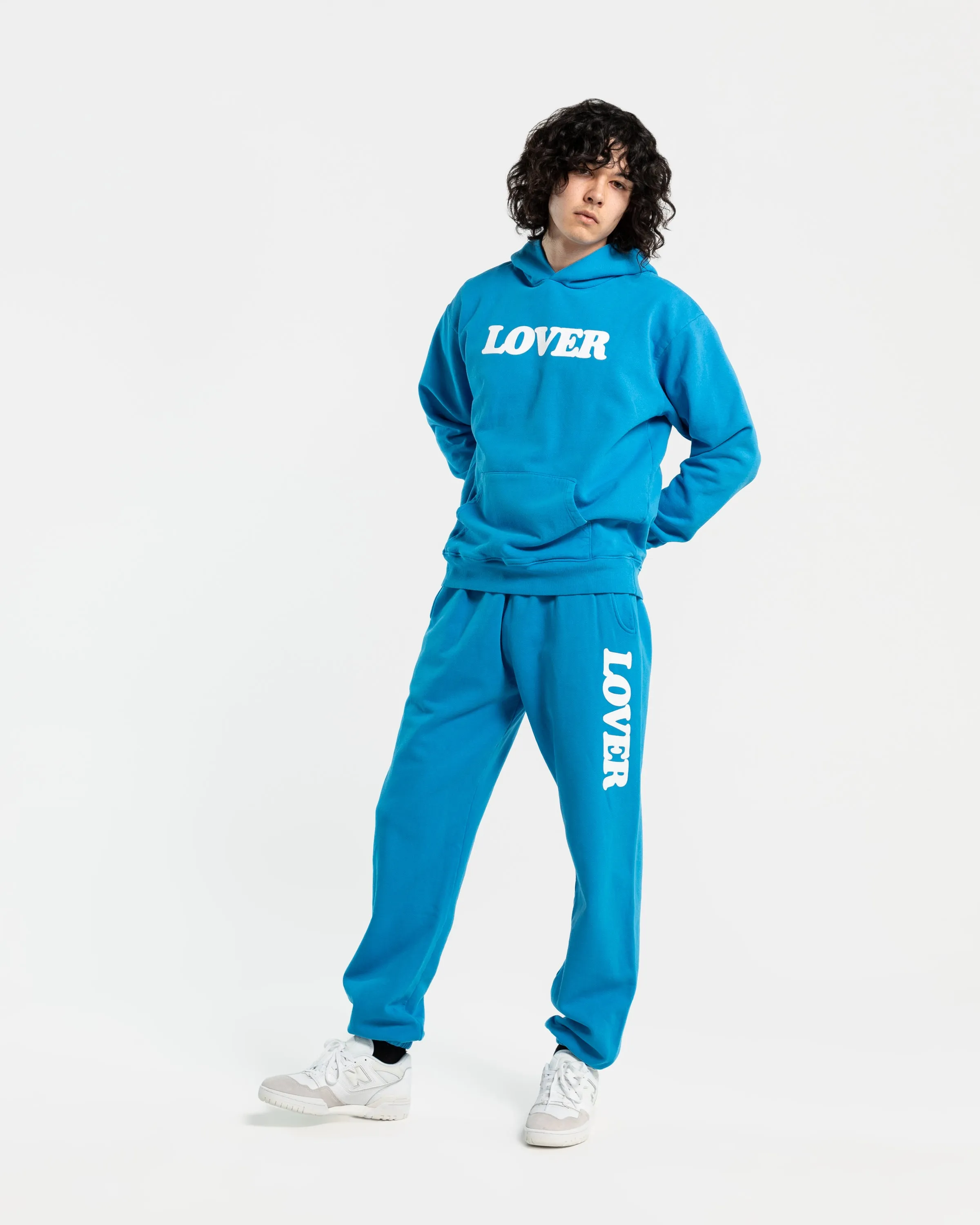 Lover 10th Anniversary Sweatpants in Blue