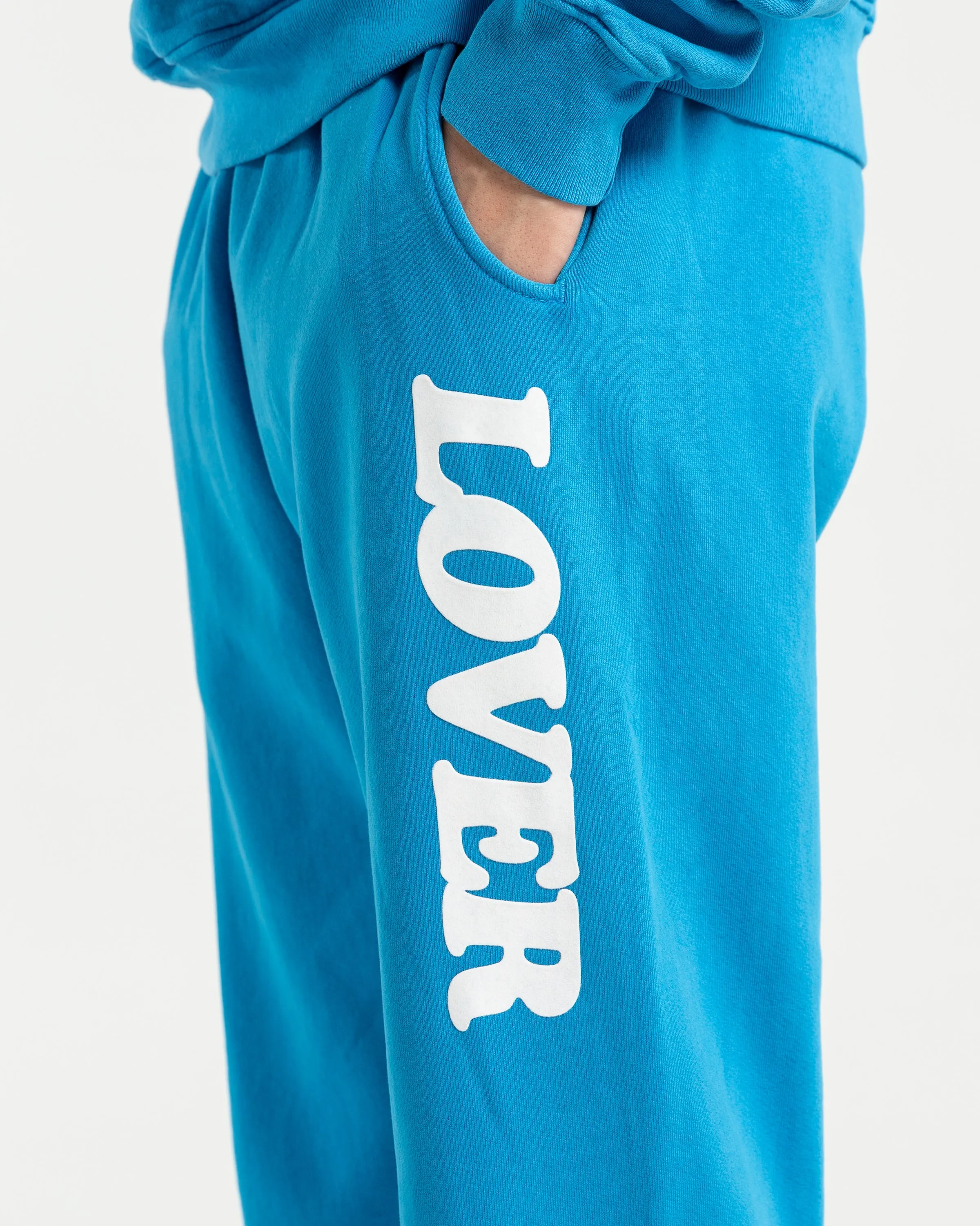 Lover 10th Anniversary Sweatpants in Blue