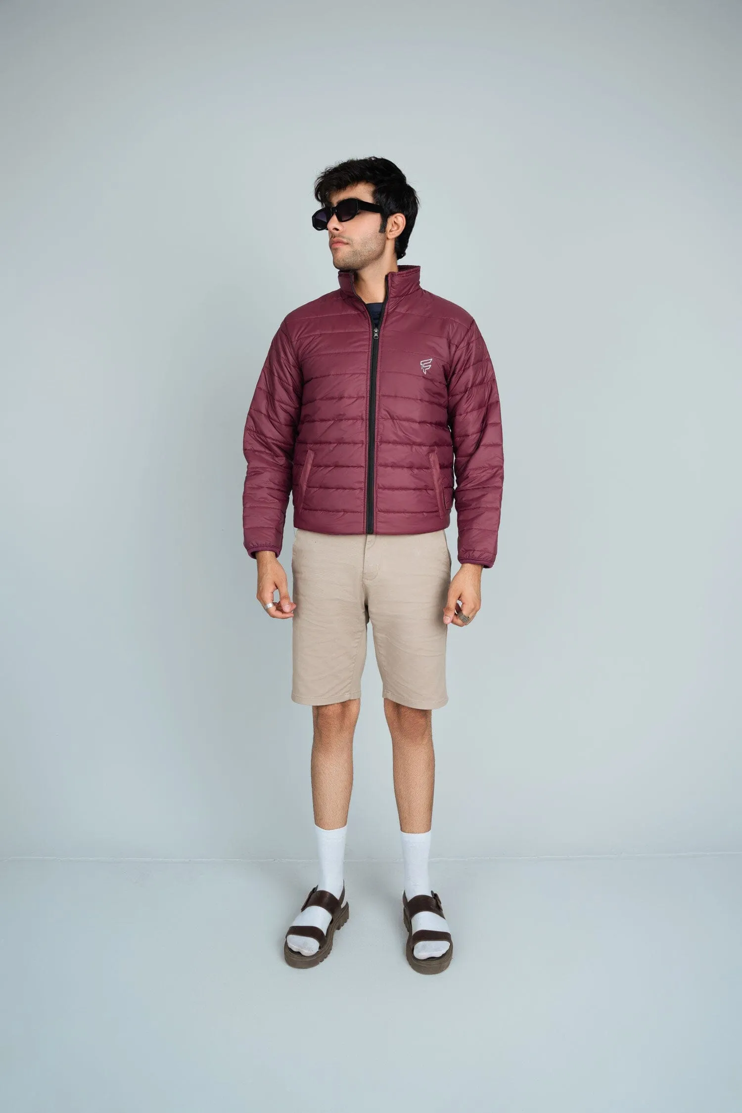 Men's F Printed Minor Fault Puffer Jacket