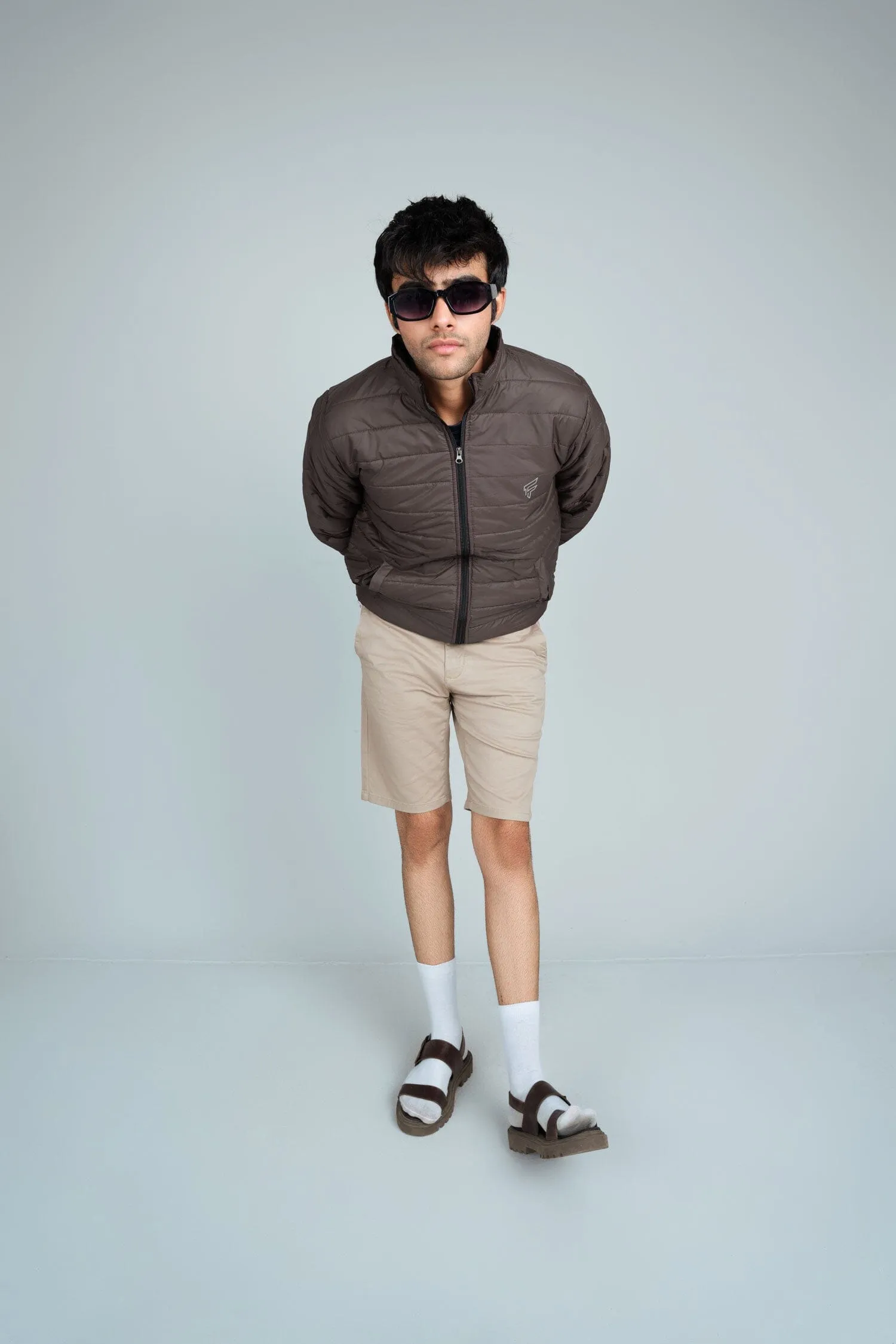 Men's F Printed Minor Fault Puffer Jacket