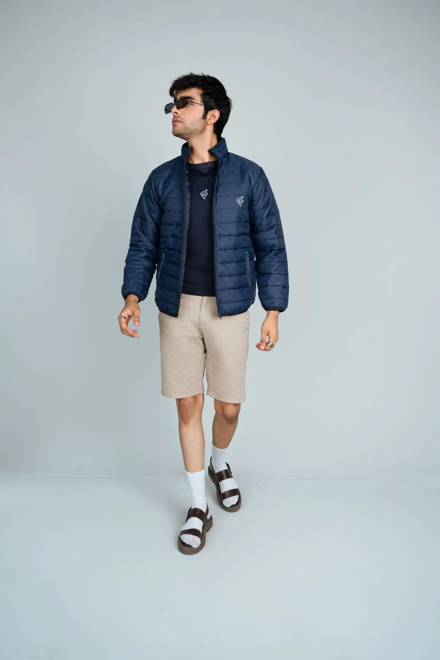 Men's F Printed Minor Fault Puffer Jacket