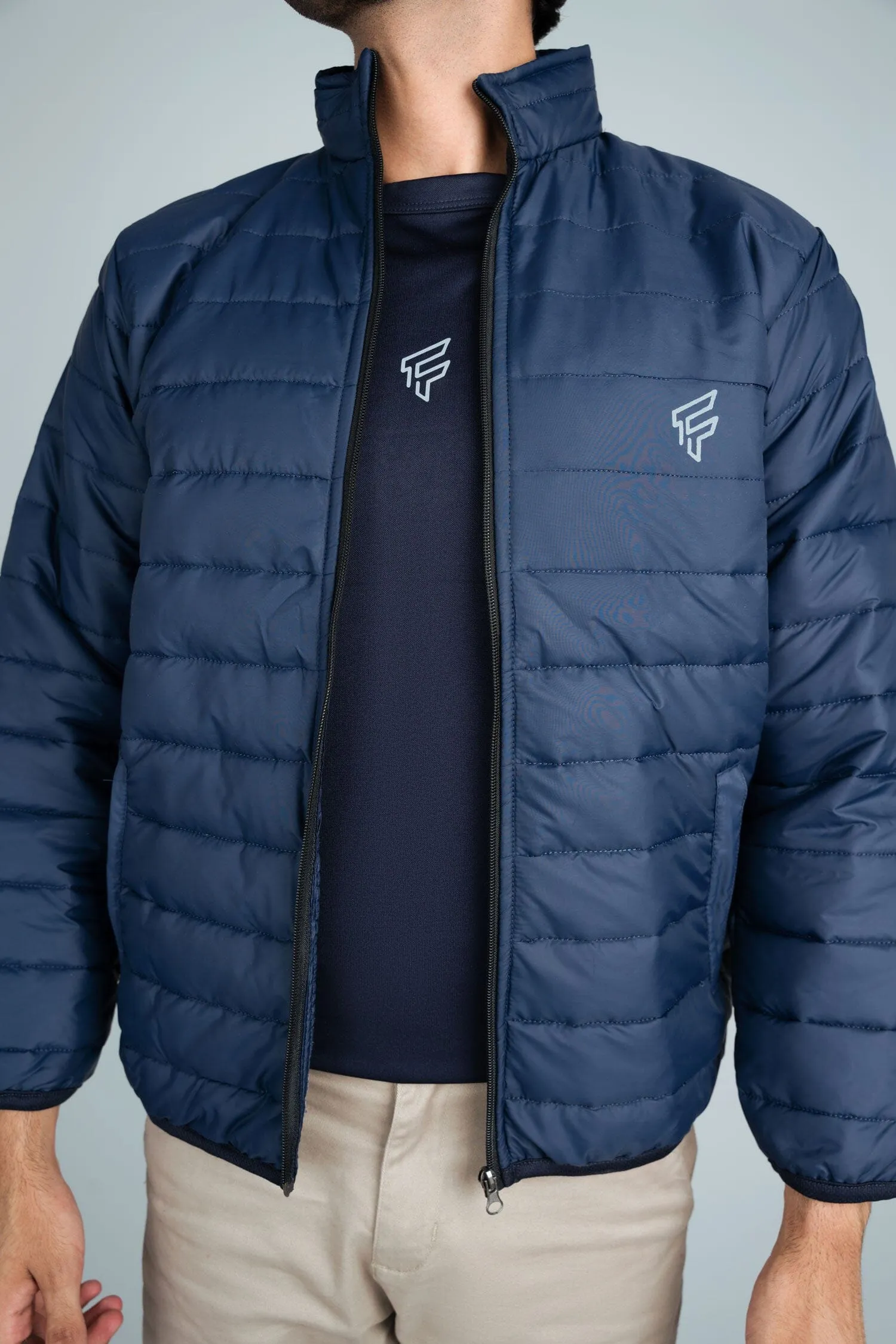 Men's F Printed Minor Fault Puffer Jacket