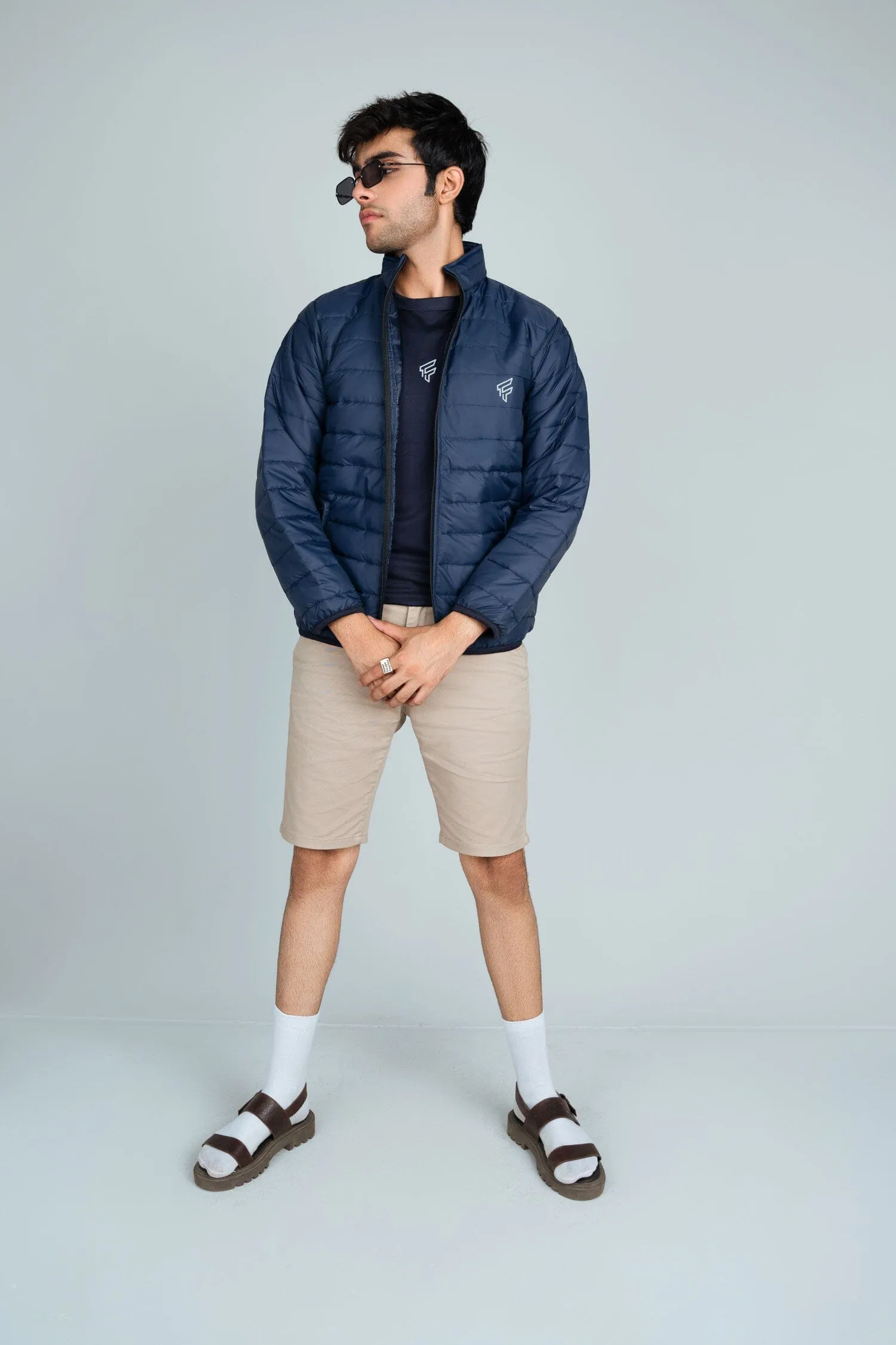 Men's F Printed Minor Fault Puffer Jacket
