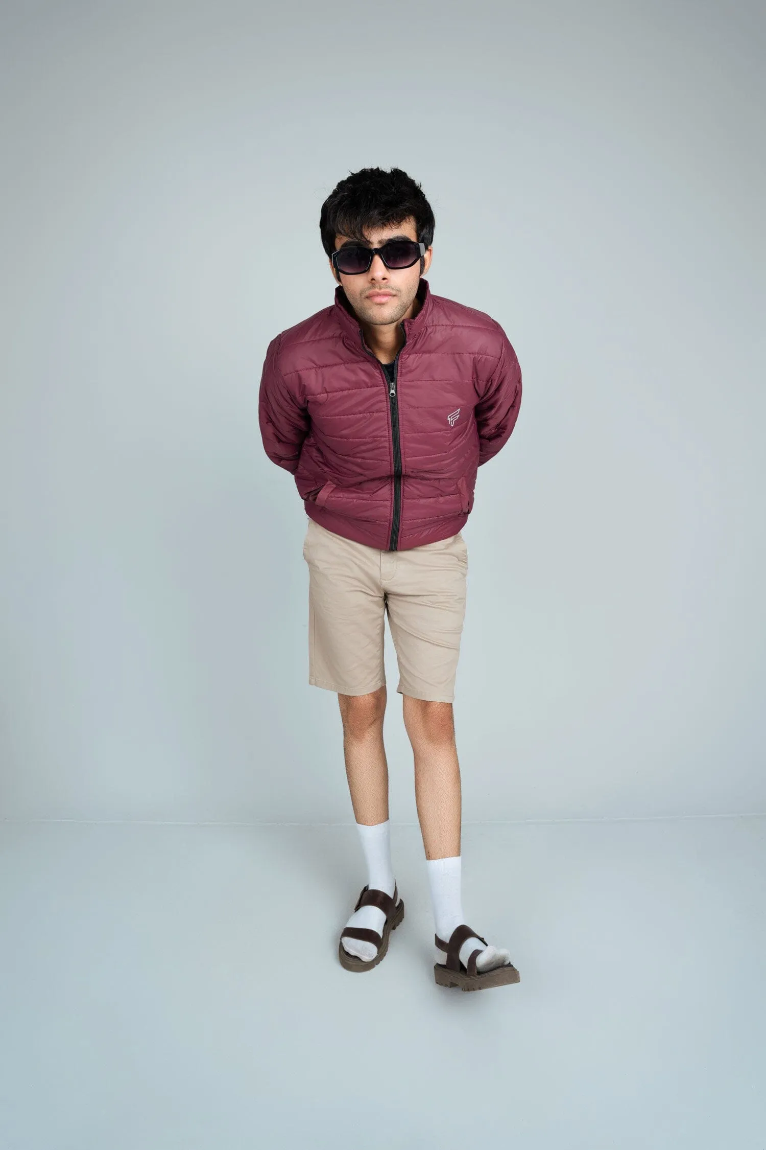 Men's F Printed Minor Fault Puffer Jacket