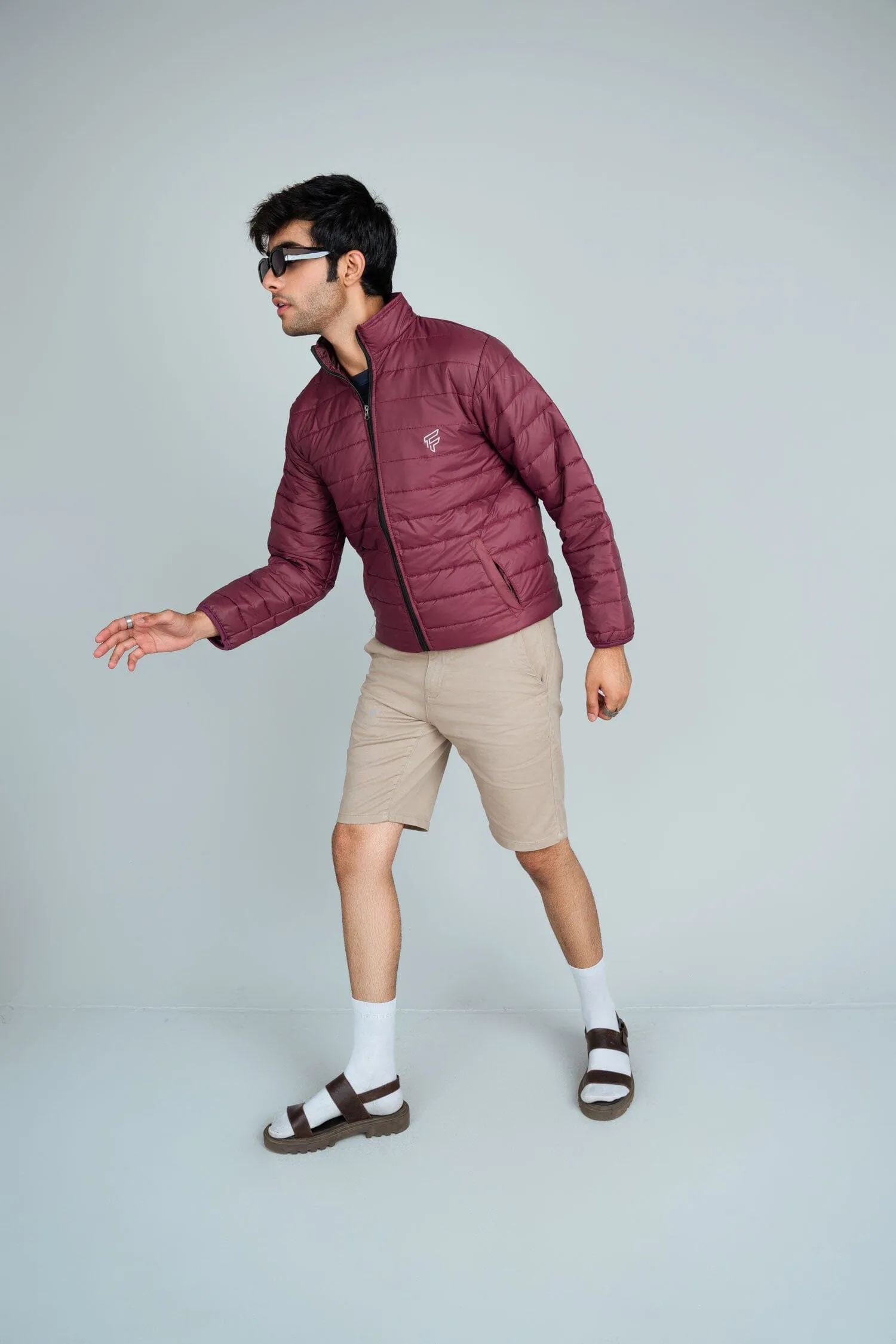 Men's F Printed Minor Fault Puffer Jacket