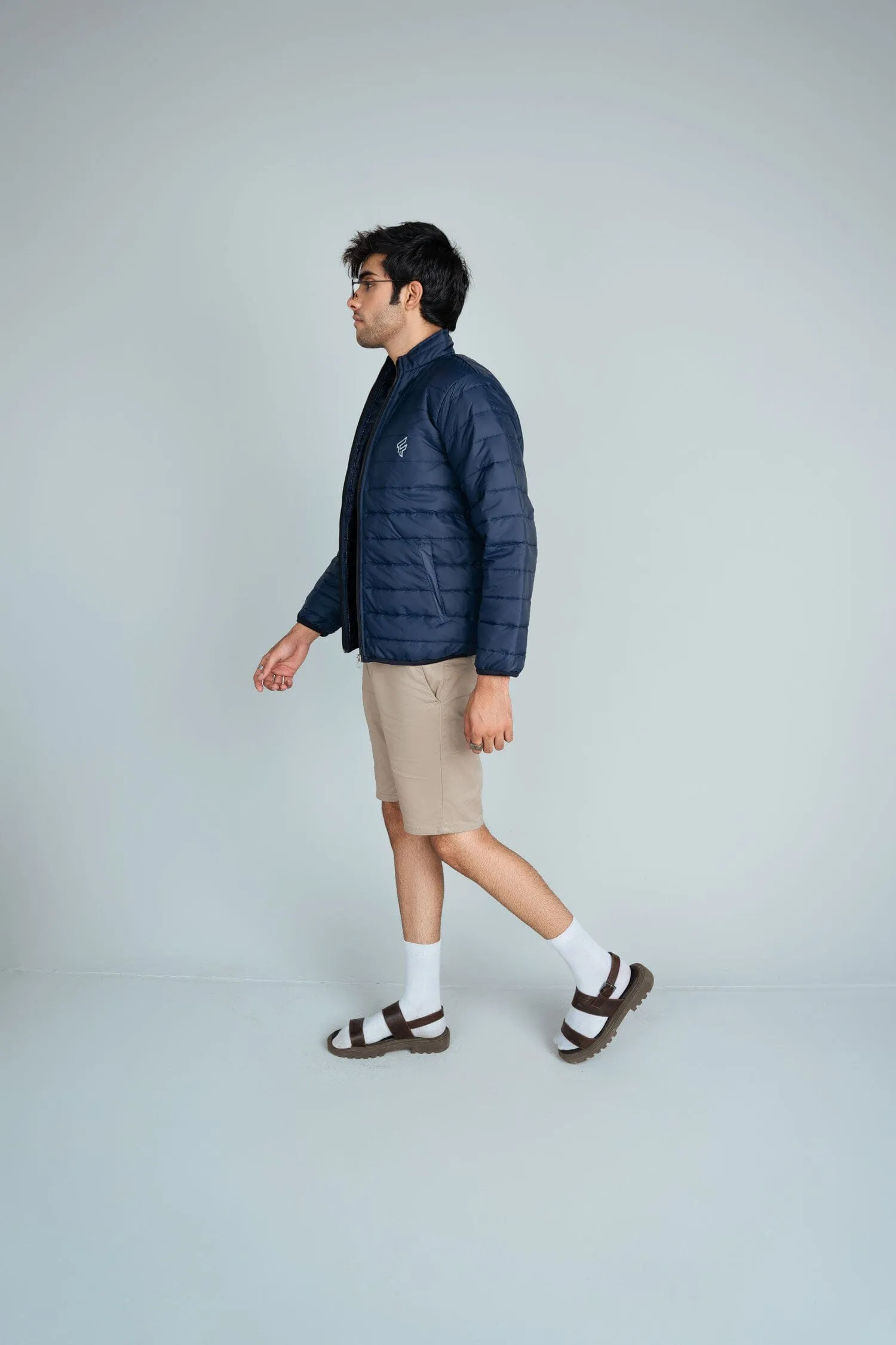 Men's F Printed Minor Fault Puffer Jacket
