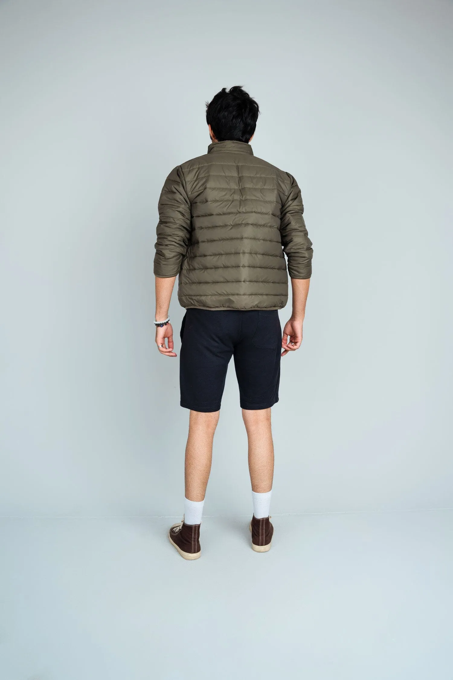 Men's F Printed Minor Fault Puffer Jacket