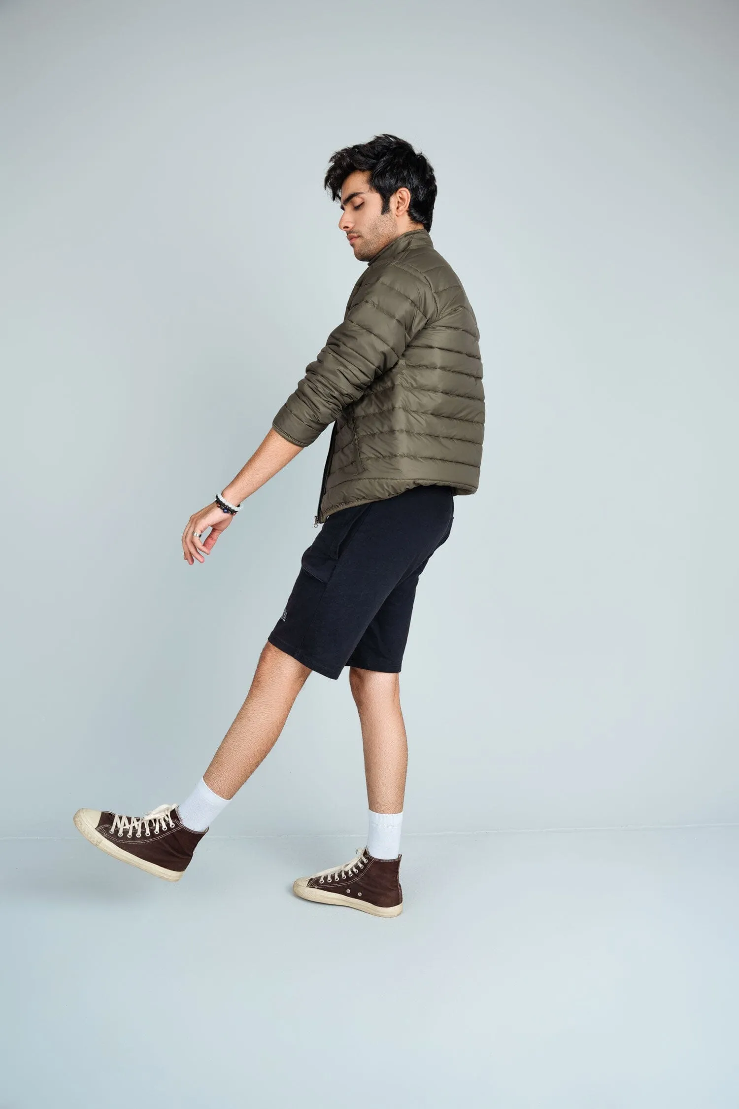 Men's F Printed Minor Fault Puffer Jacket