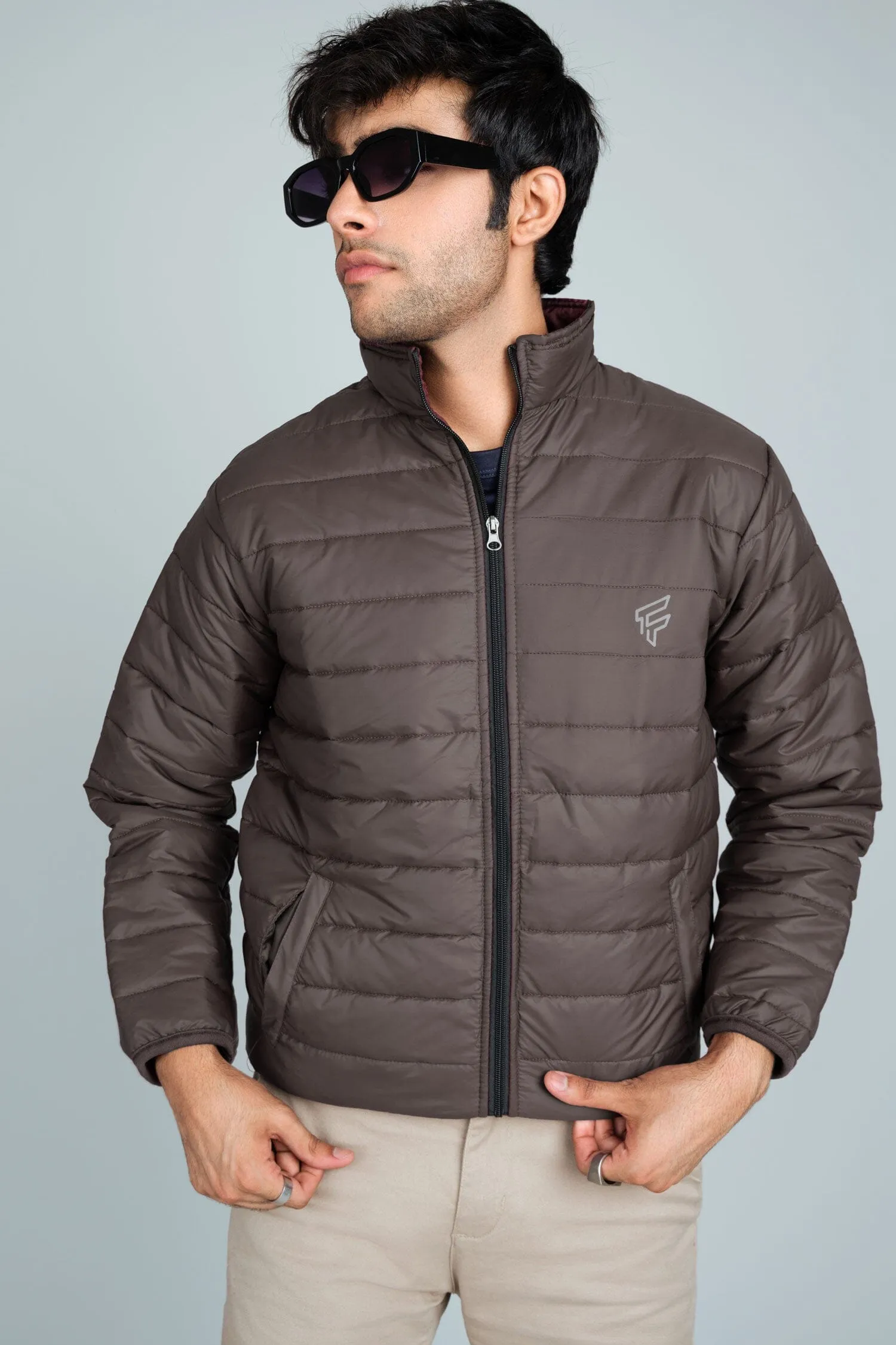 Men's F Printed Minor Fault Puffer Jacket