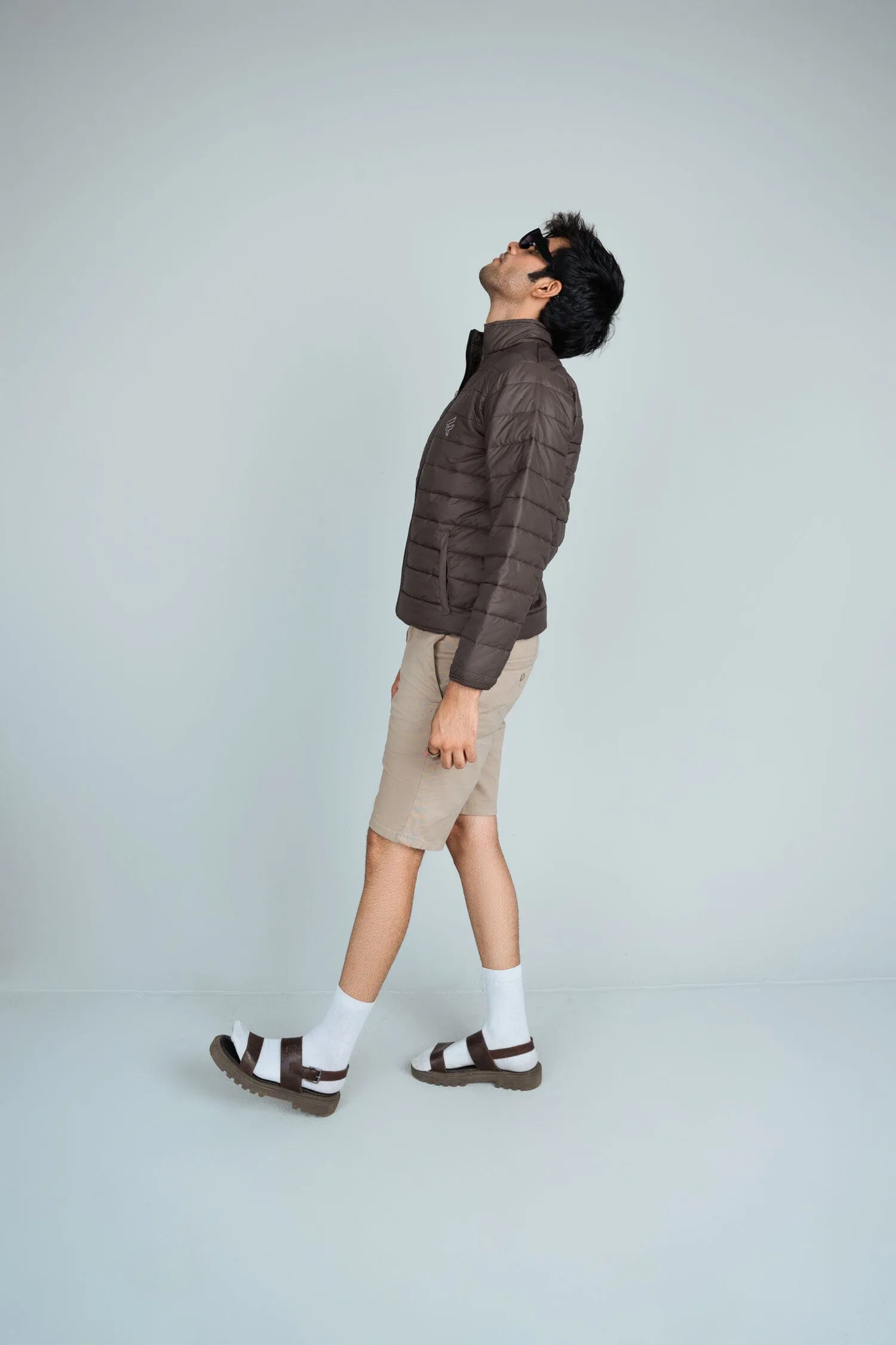 Men's F Printed Minor Fault Puffer Jacket