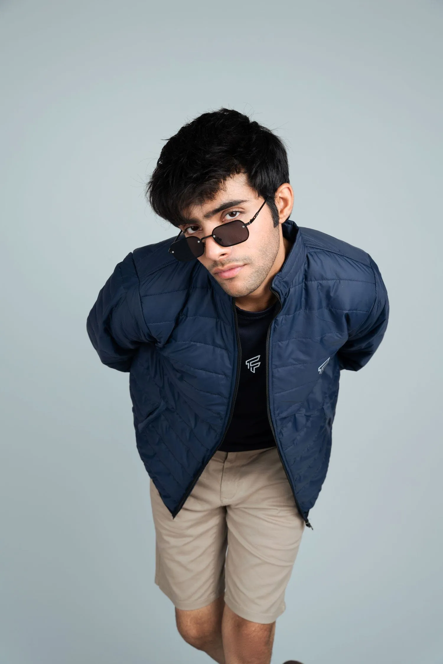 Men's F Printed Minor Fault Puffer Jacket
