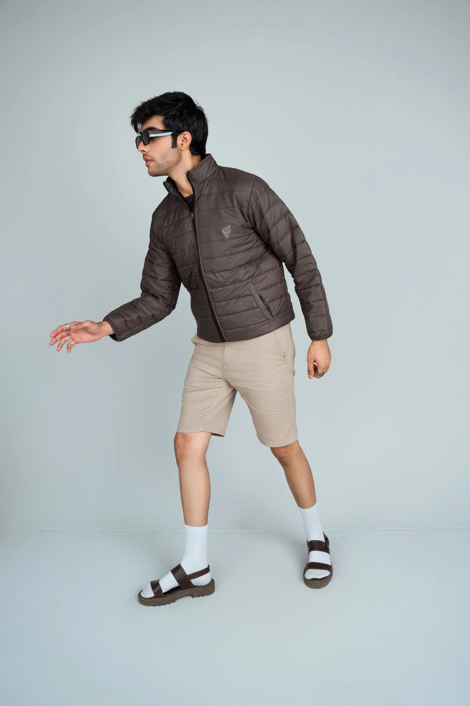 Men's F Printed Minor Fault Puffer Jacket