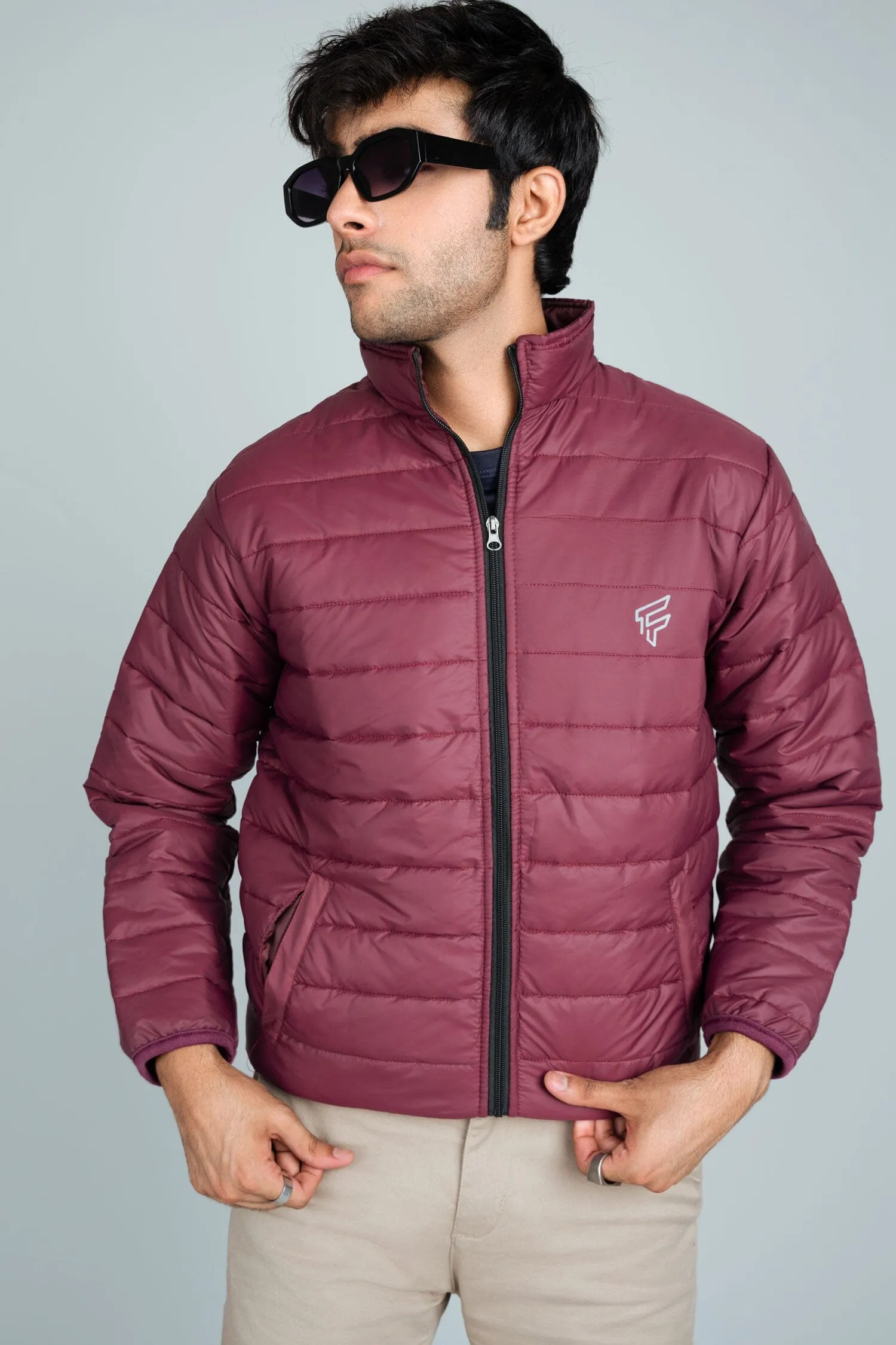 Men's F Printed Minor Fault Puffer Jacket