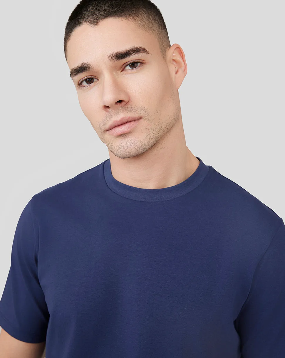 Men's Peacoat Metropolis Recovery Tee - Relaxed Fit Workout Shirt for Men