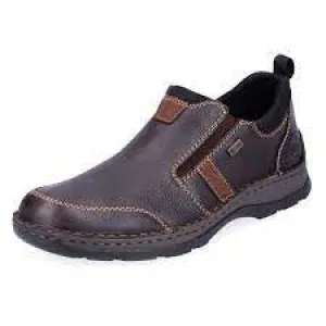 Mens Rieker Slip-On Shoe 05355-25-3 Black Combo