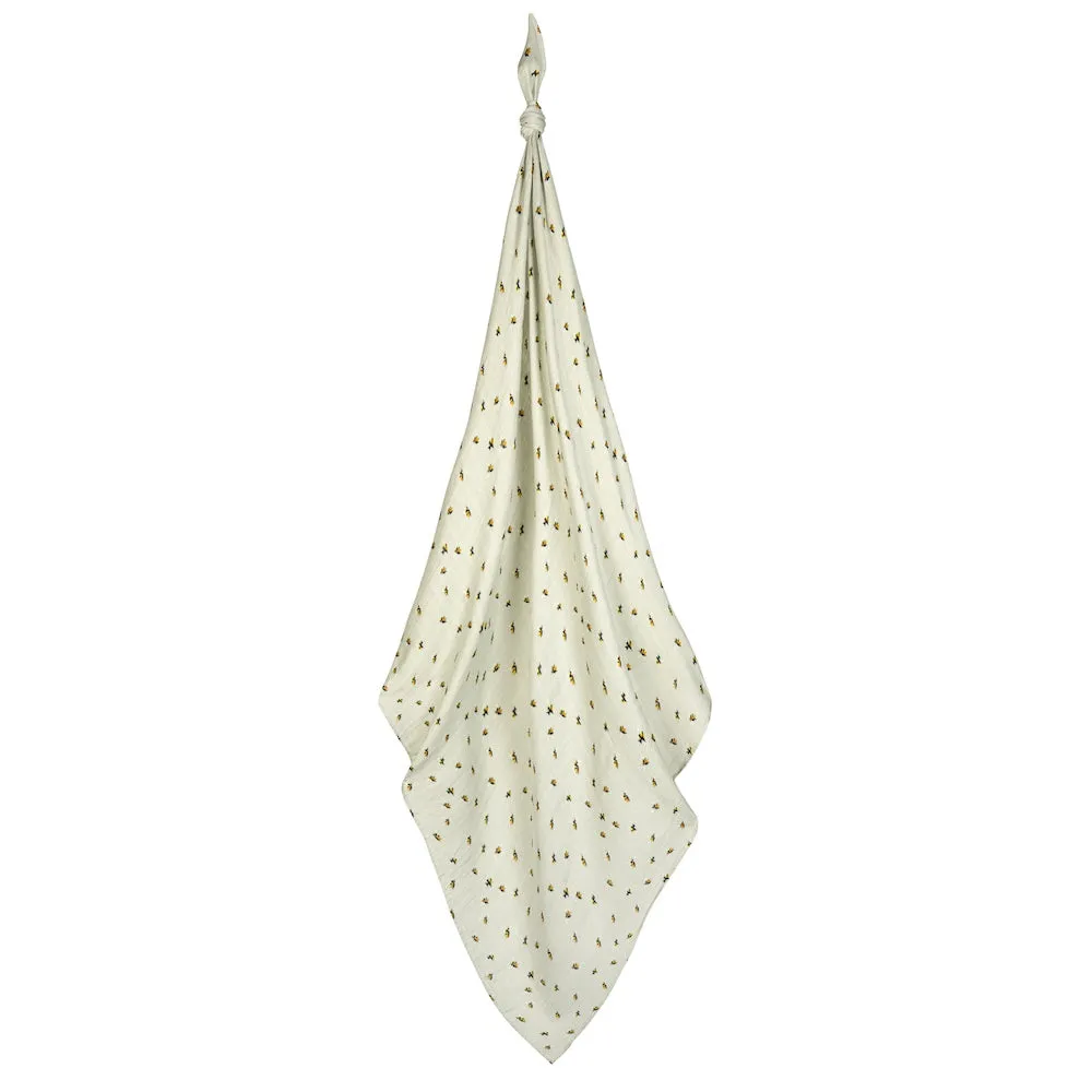 Milkbarn Bumblebee Bamboo Muslin Swaddle Blanket