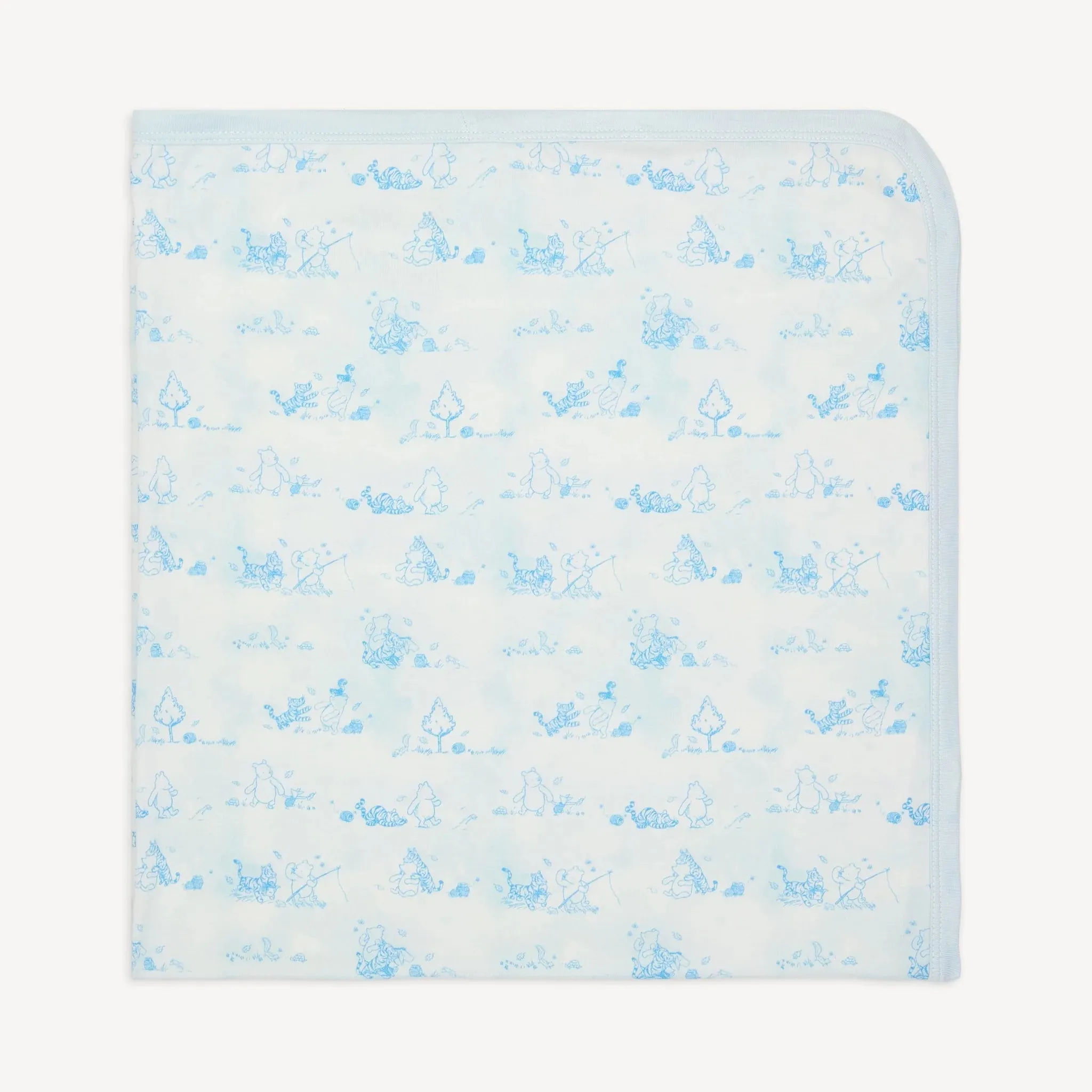 Modal Swaddle Blanket - Pooh in the Woods