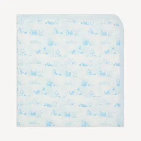 Modal Swaddle Blanket - Pooh in the Woods