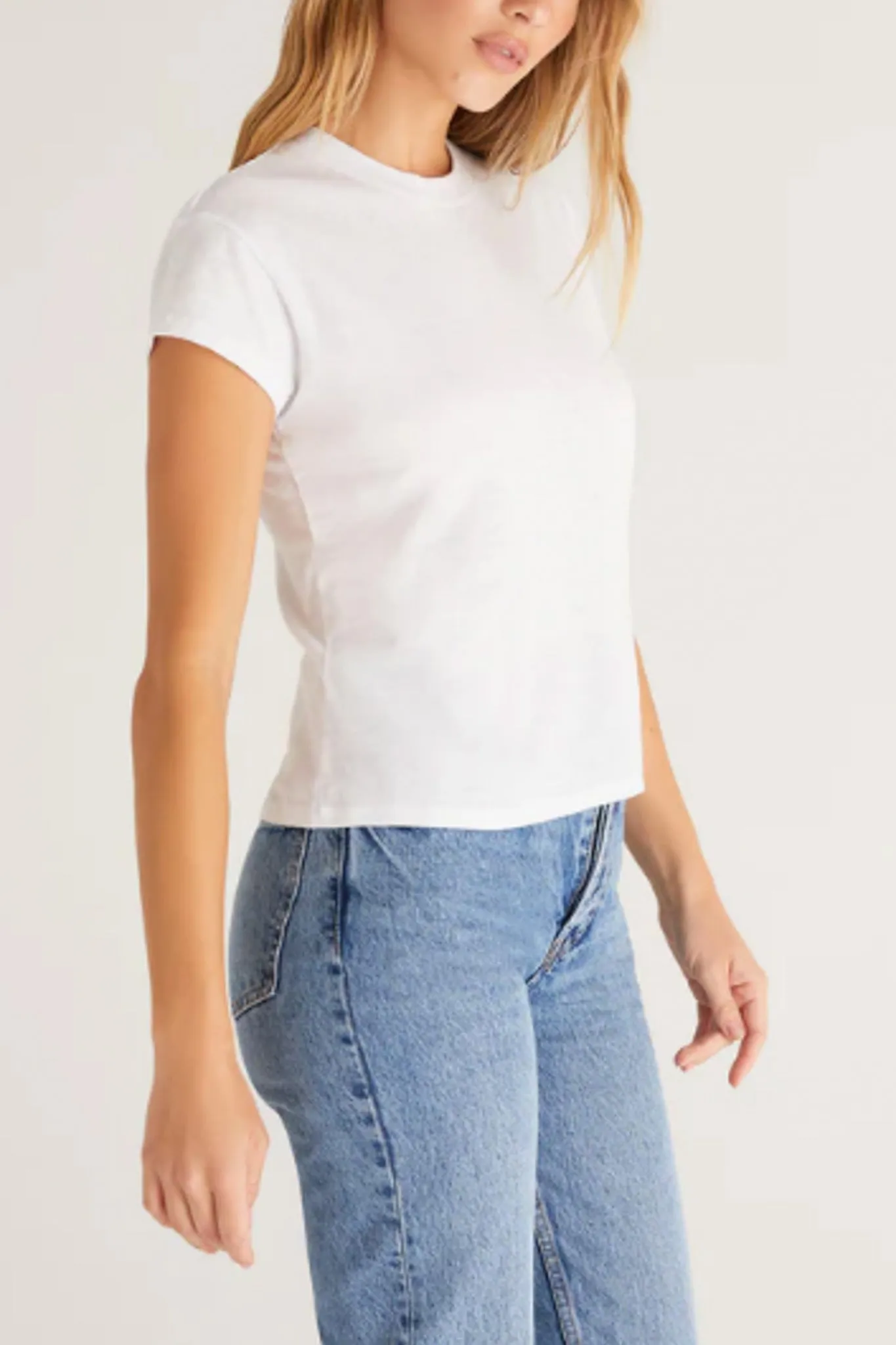 Modern Slub Tee - White