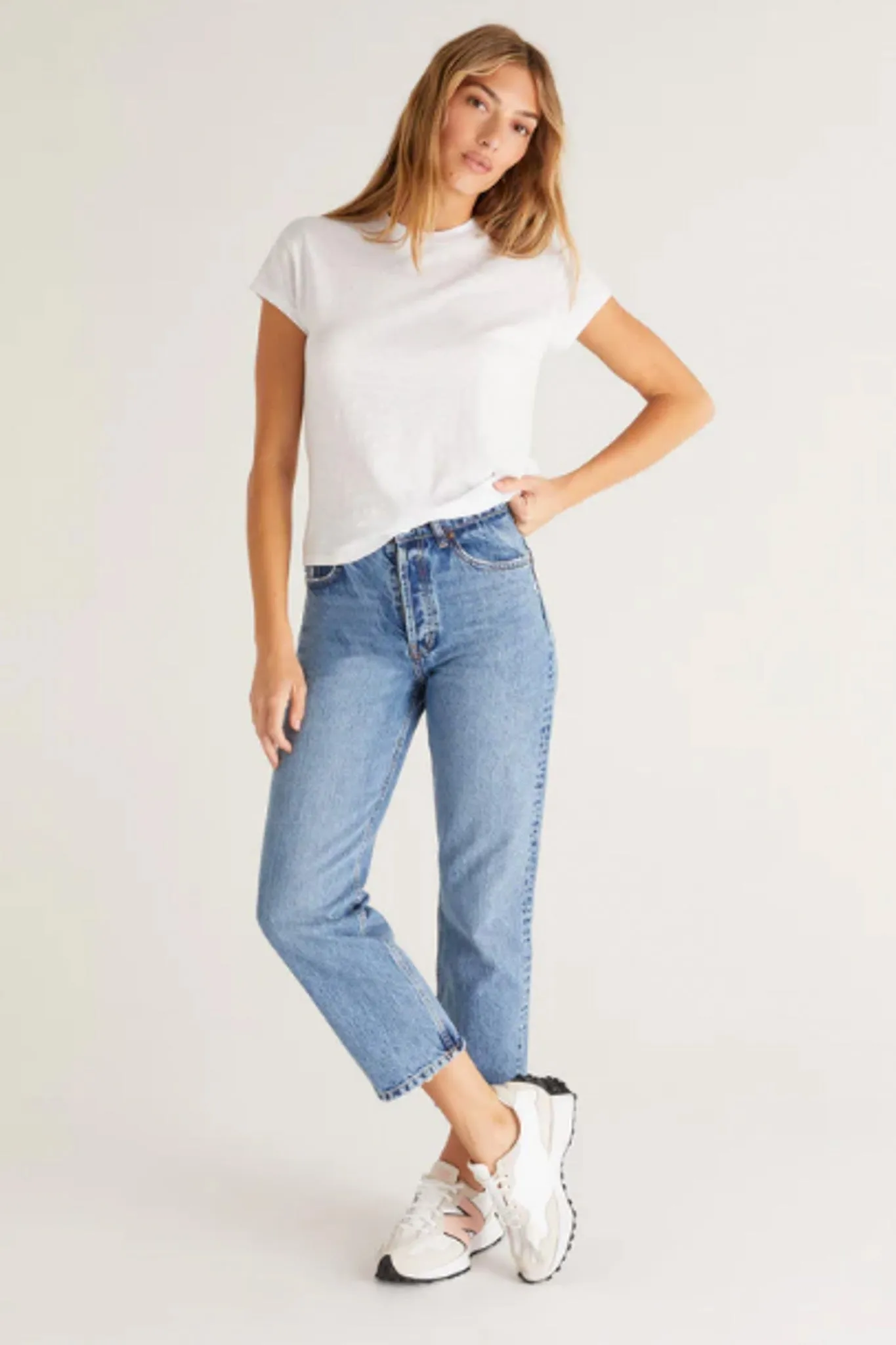 Modern Slub Tee - White