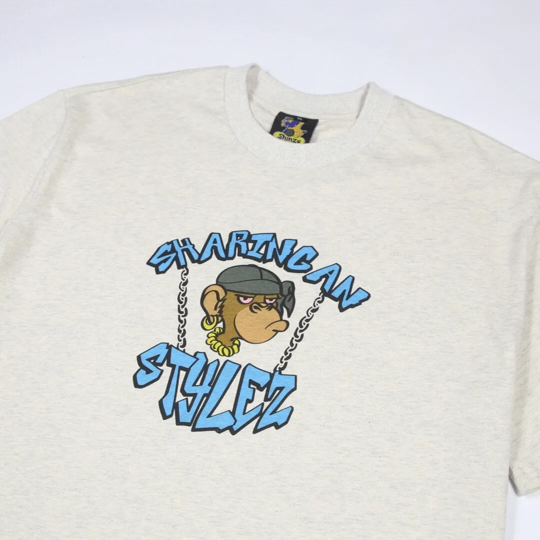 Monkey Biz Grey Marle T-Shirt