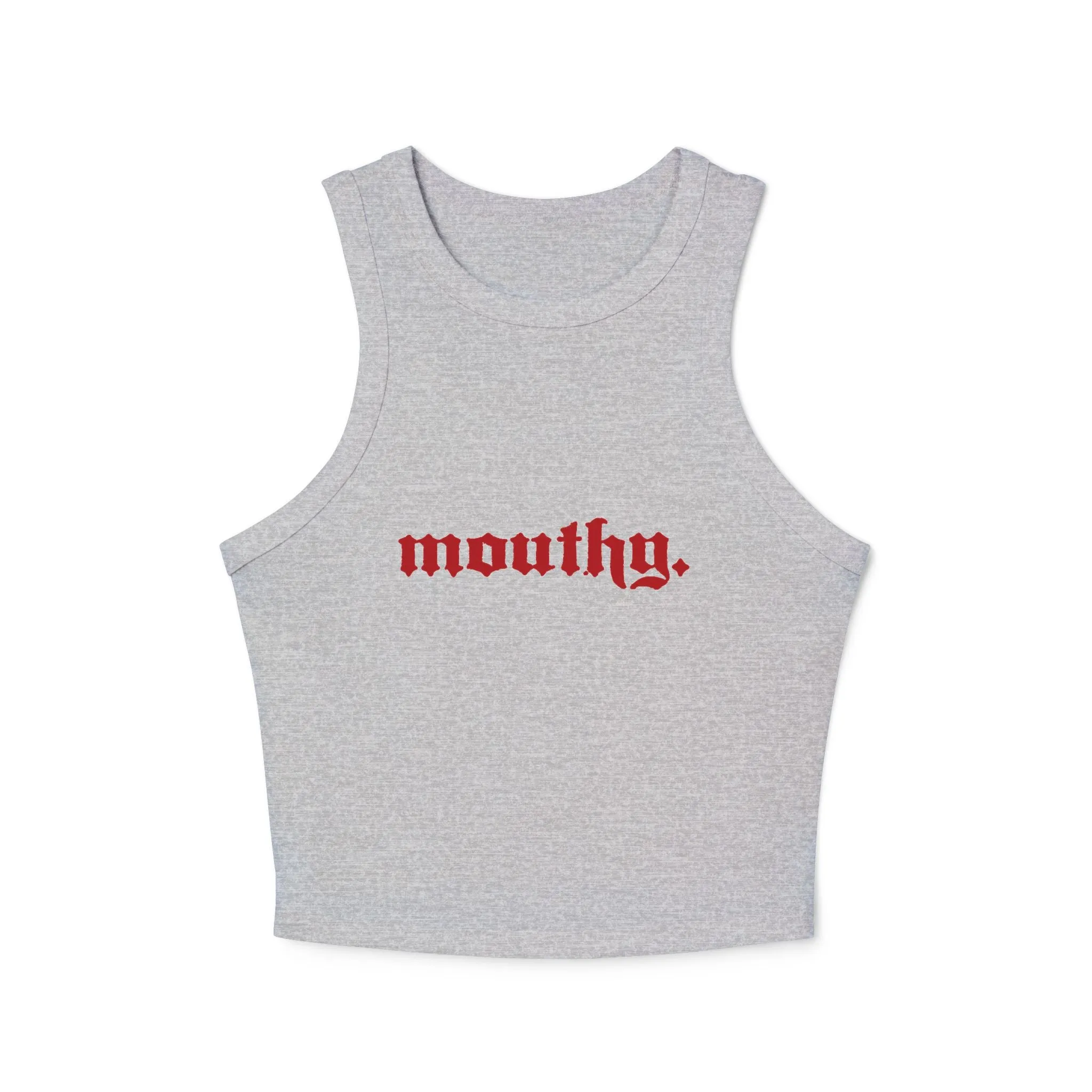 Mouthy Racer Tank Top -The Scarlet Letter